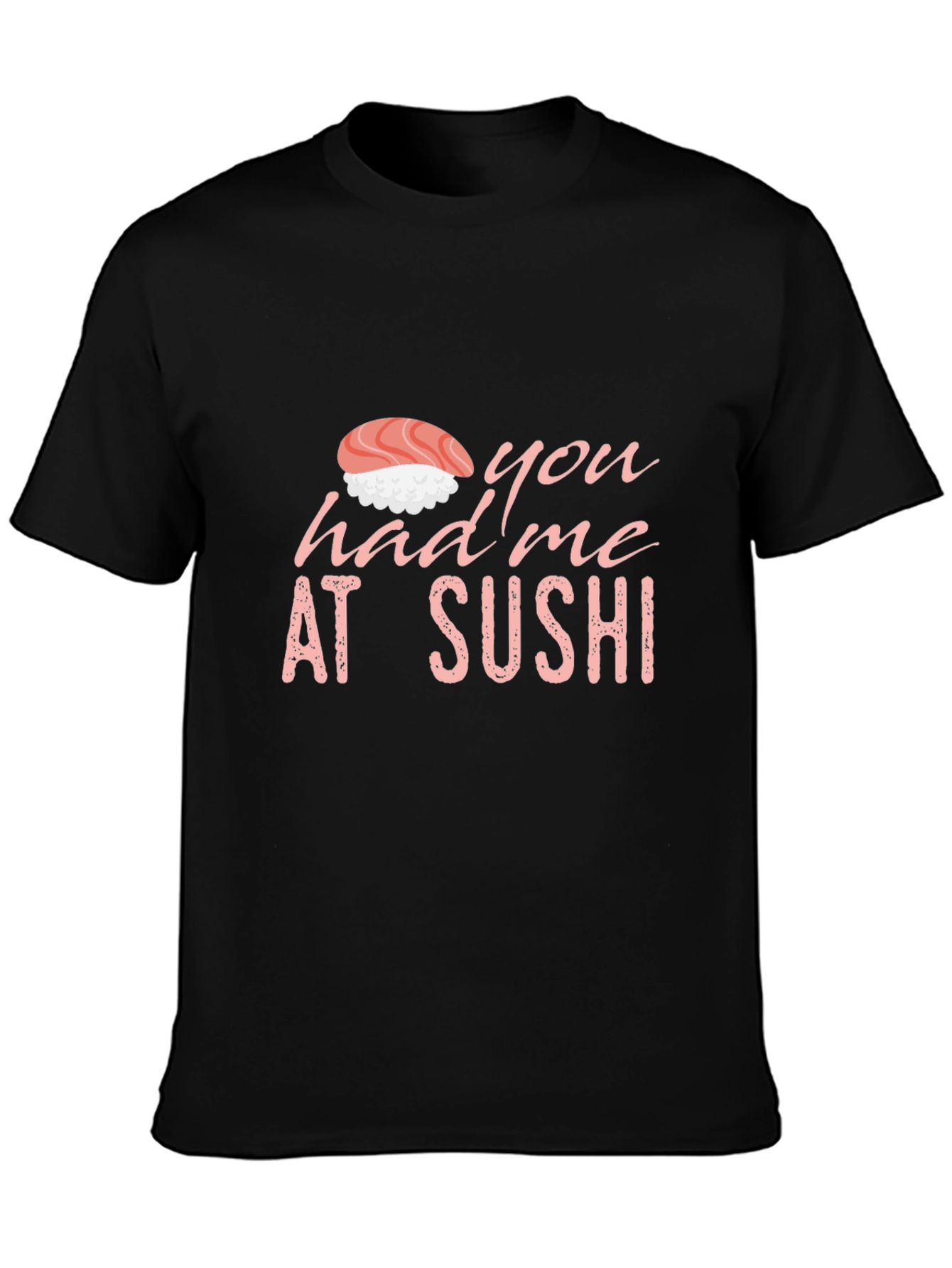 Black Sushi Lover Graphic Tee - You Had Me at Sushi view 3