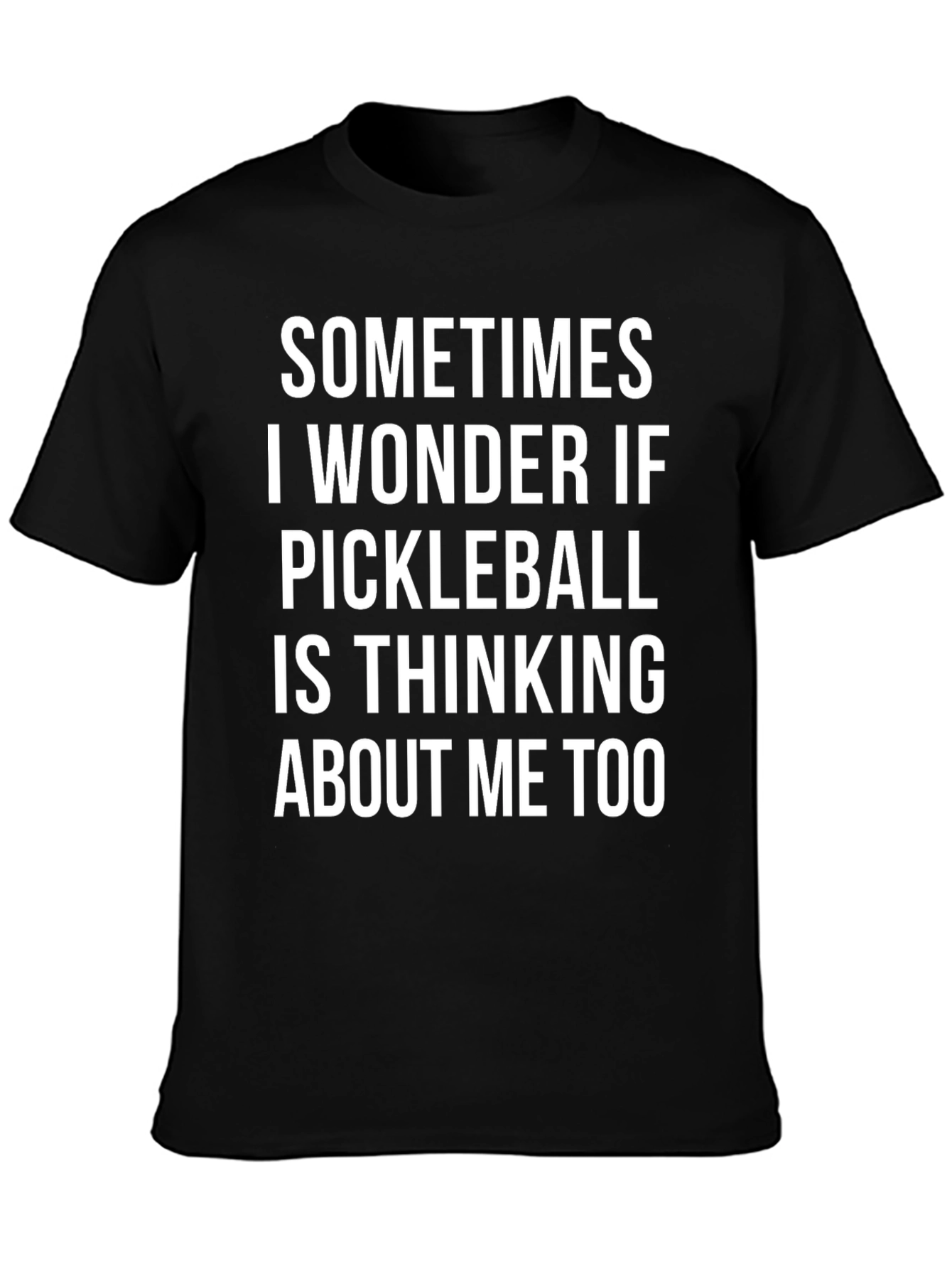 Black Pickleball T-Shirt: Funny Novelty Tee view 3