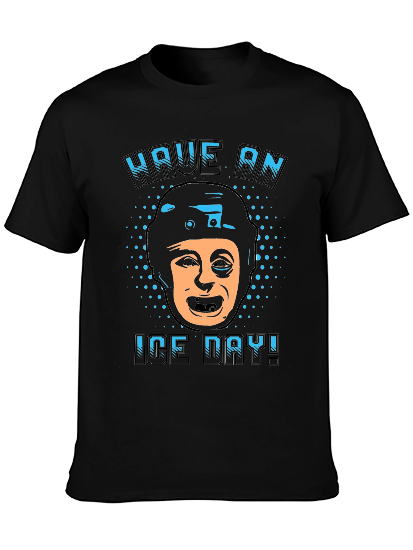 Black Have an Ice Day T-Shirt view 3