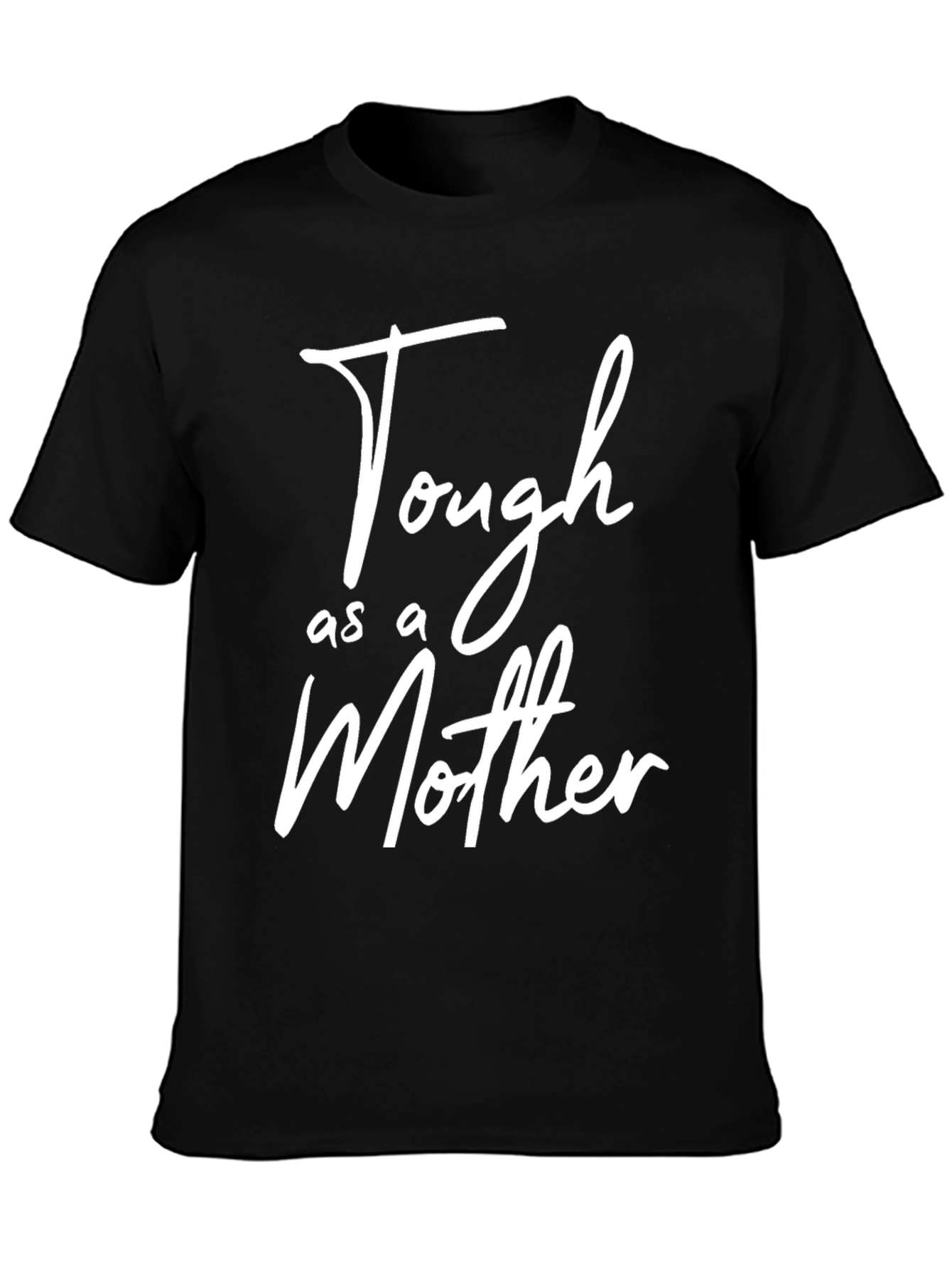 Black Tough as a Mother Graphic T-Shirt - Black view 3