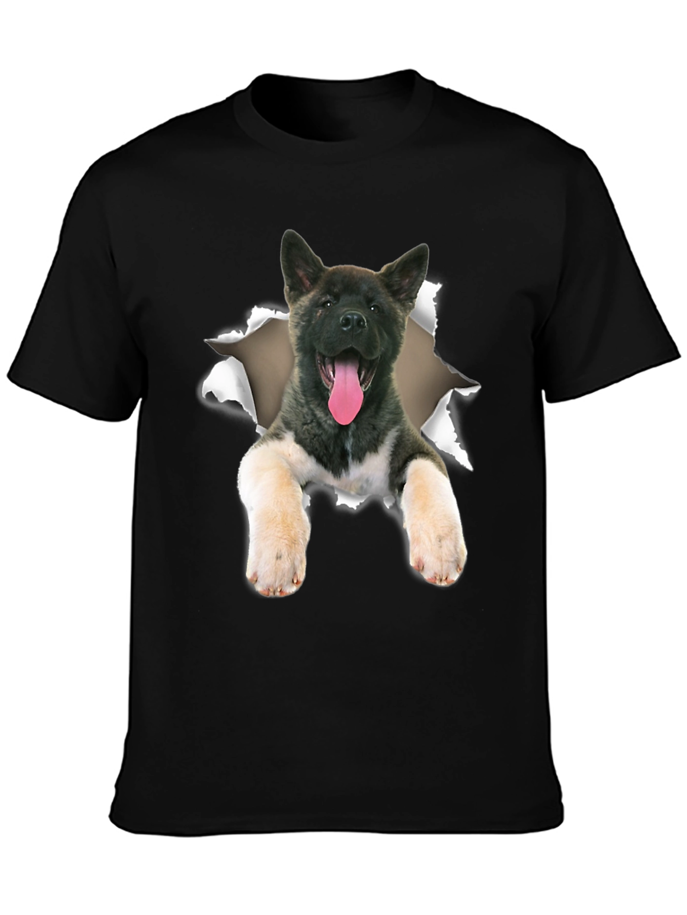 Black Dog Graphic Black T-Shirt view 3