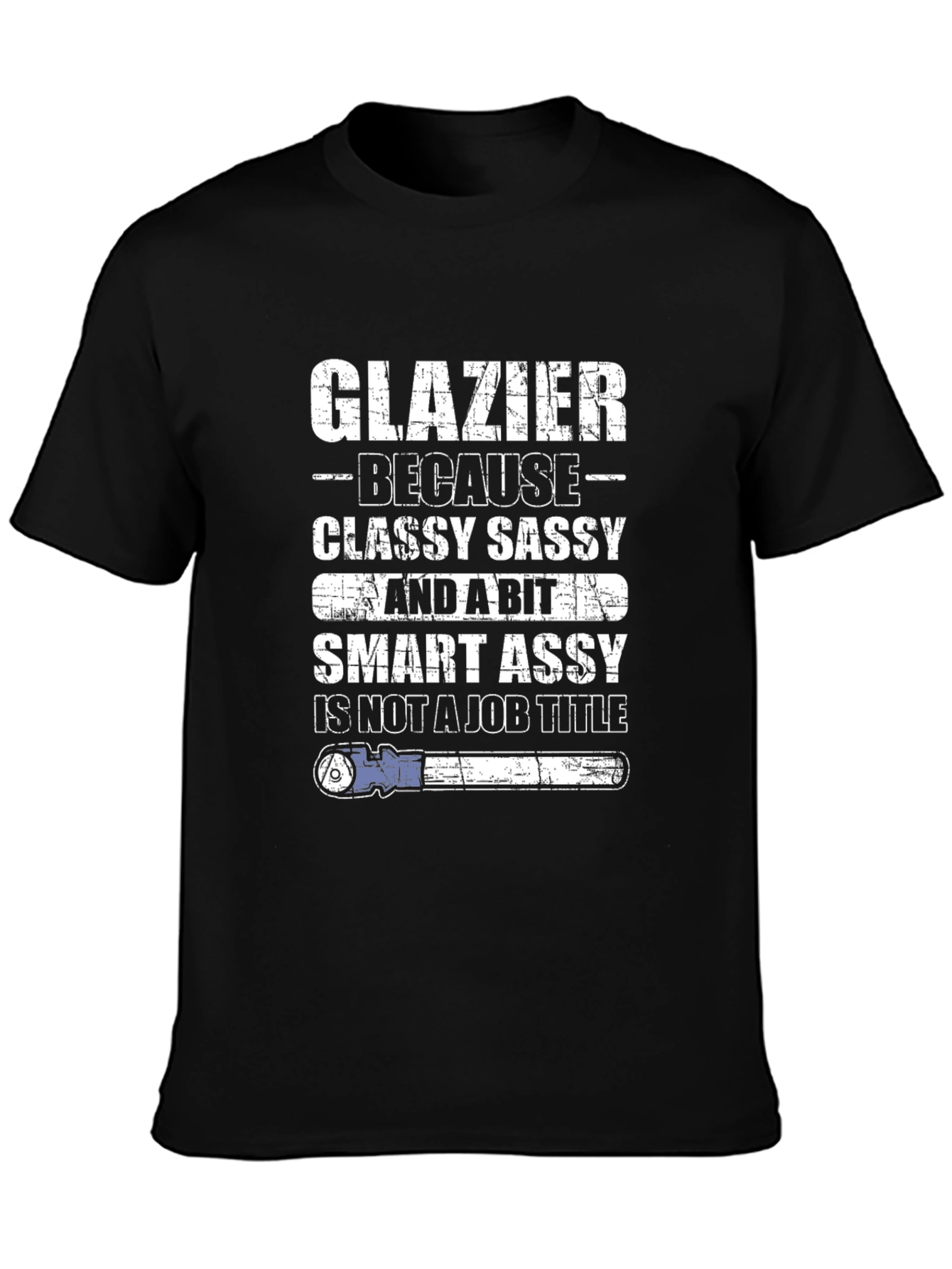 Black Glazier Classy Sassy Men's T-Shirt view 3