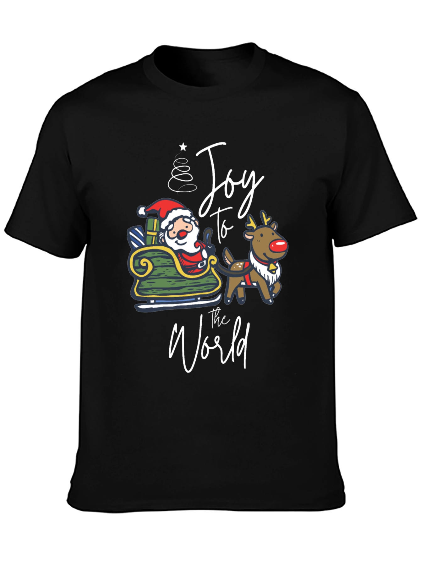 Joy To The World Christmas T-Shirt - 3