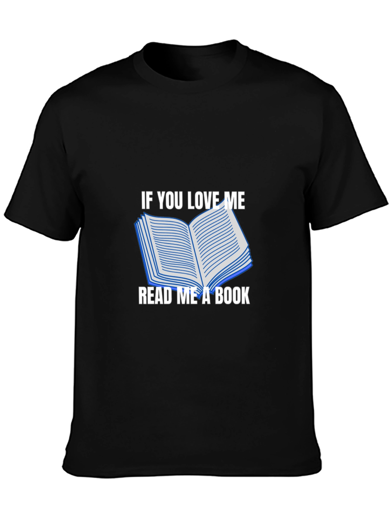 Black Read Me a Book Graphic T-Shirt view 3