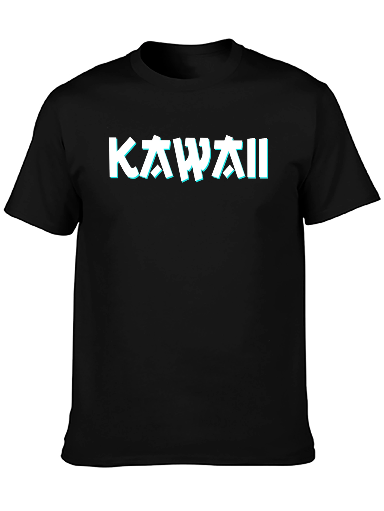 Black Kawaii T-Shirt - Japanese Style Graphic Tee view 3