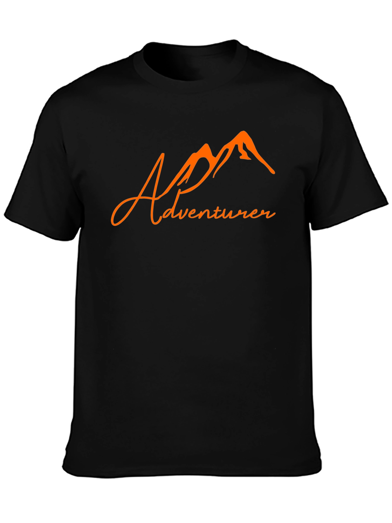 Black Adventurer Mountain Graphic Tee view 3