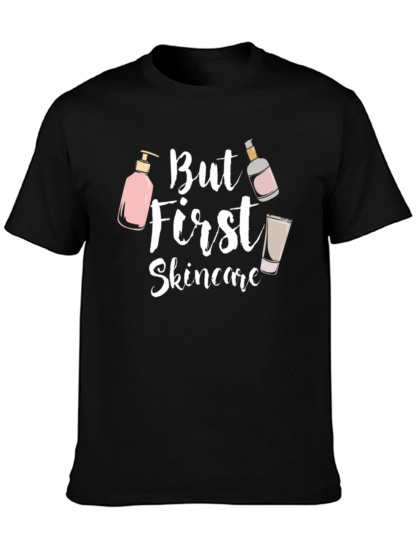 Black But First Skincare Graphic Tee view 3