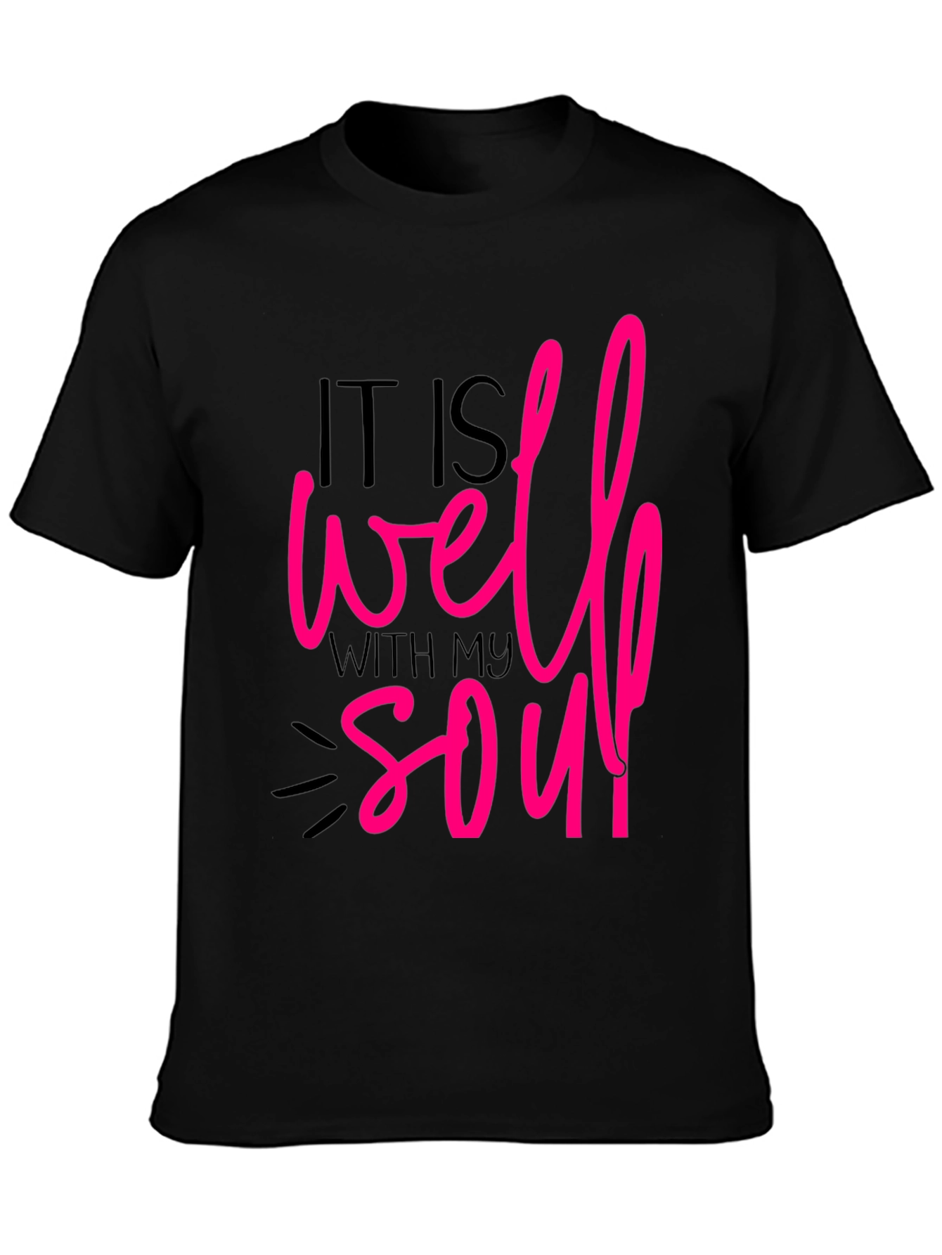 Black Well With My Soul Graphic Tee view 3