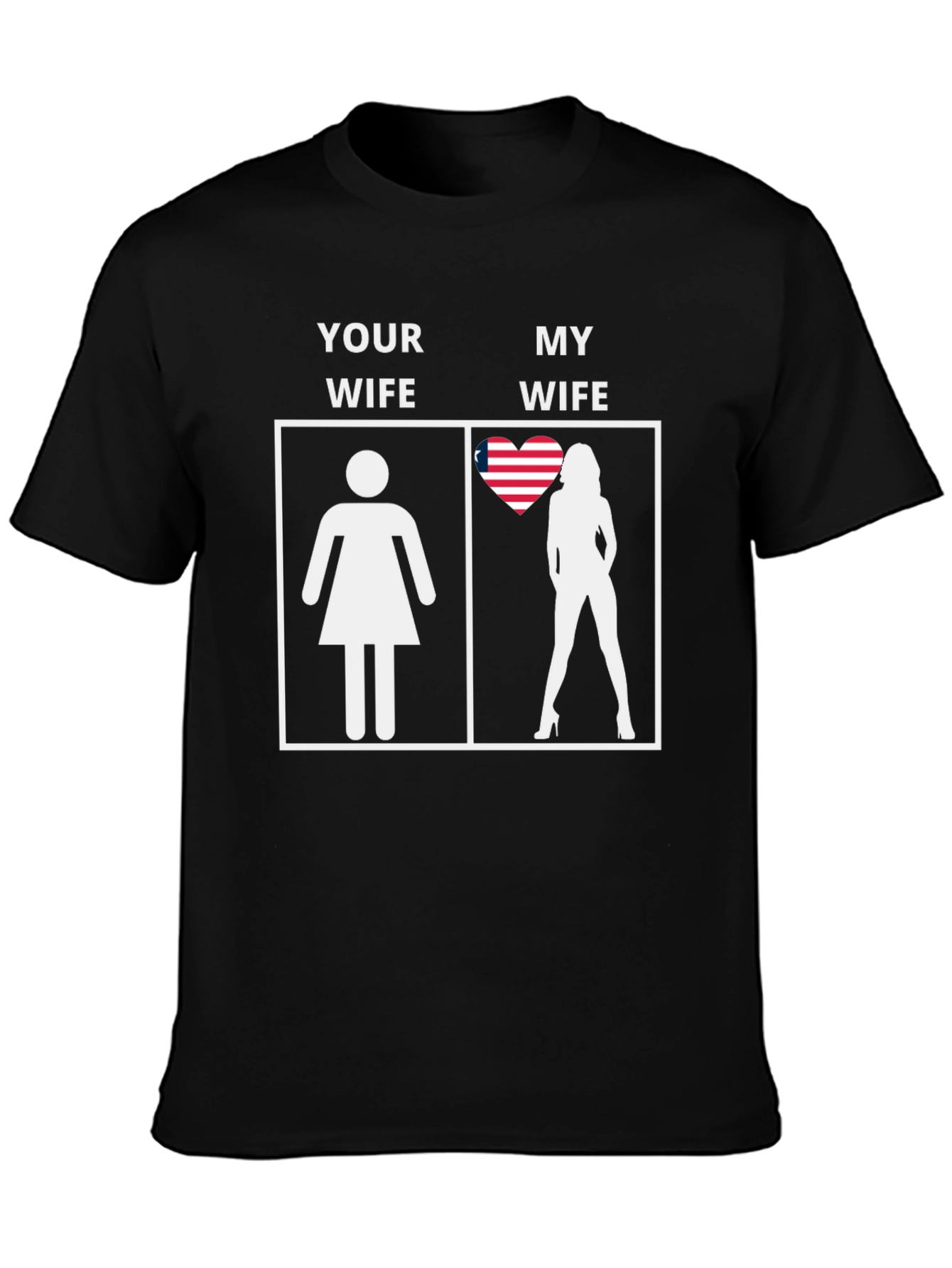 Black My Wife T-Shirt: Funny Novelty Tee for Men view 3