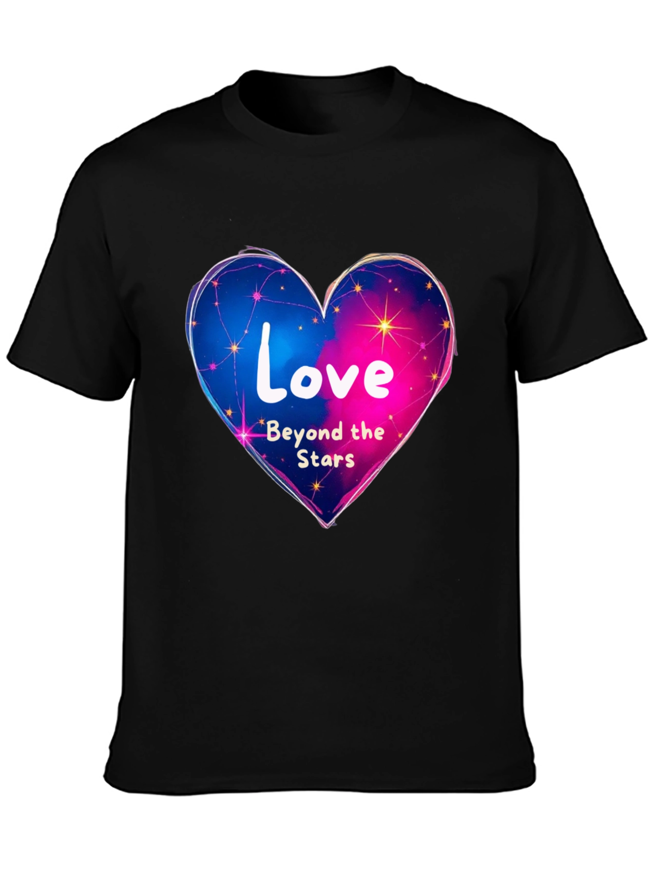 Black Love Beyond the Stars Graphic Tee view 3