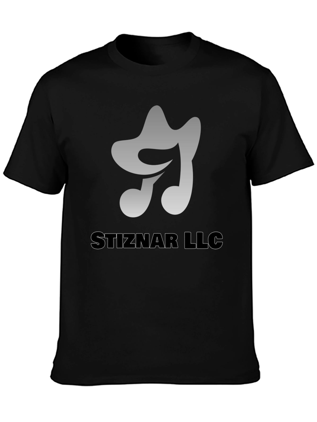 Black Stiznar LLC Black Graphic Tee view 3