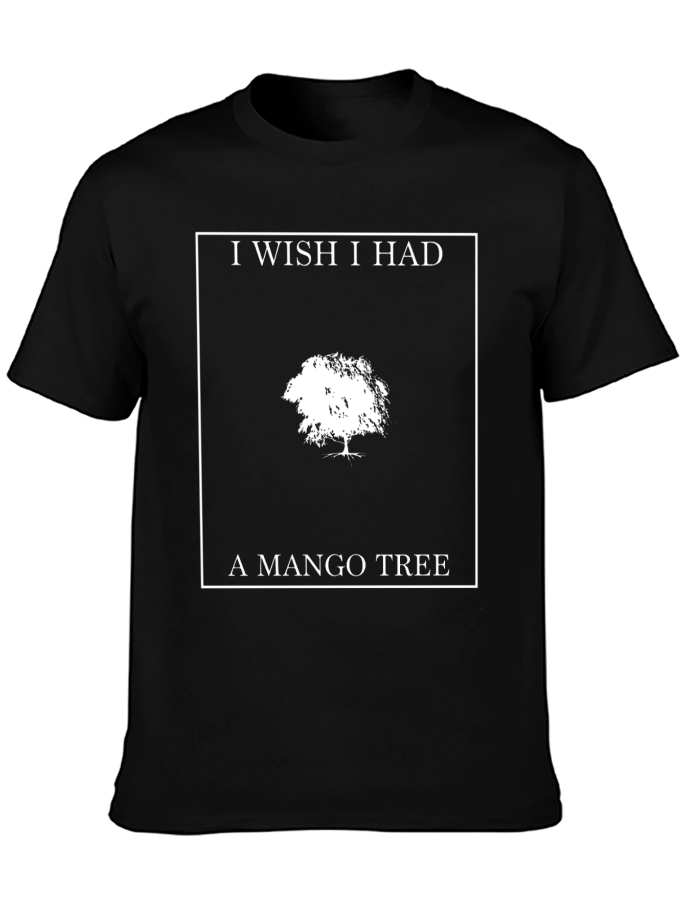 Black Mango Tree Graphic T-Shirt - Unique Design view 3
