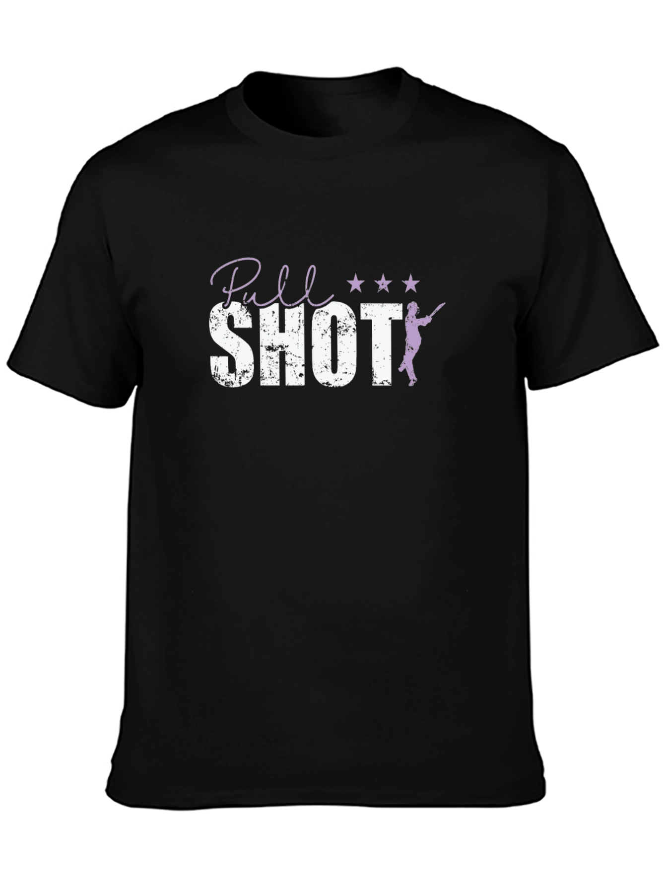 Black Pull Shot T-Shirt - Billiards Pool Player Tee view 3