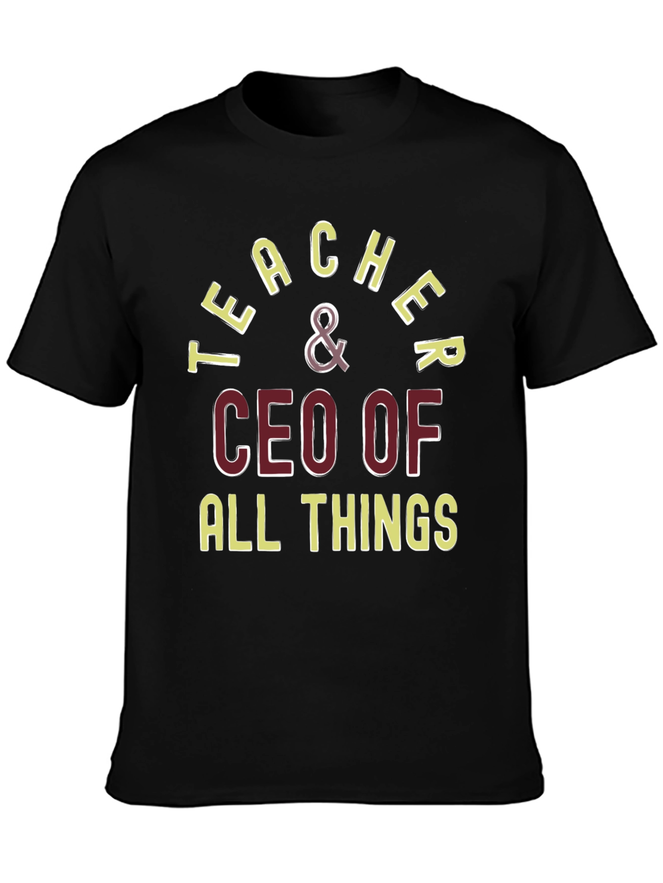 Black Teacher & CEO of All Things Graphic Tee view 3