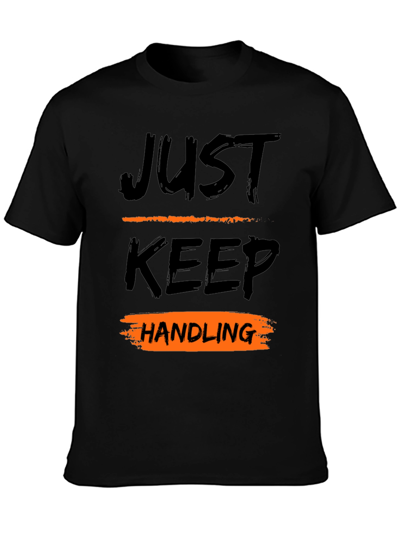 Black Just Keep Handling Graphic Tee view 3