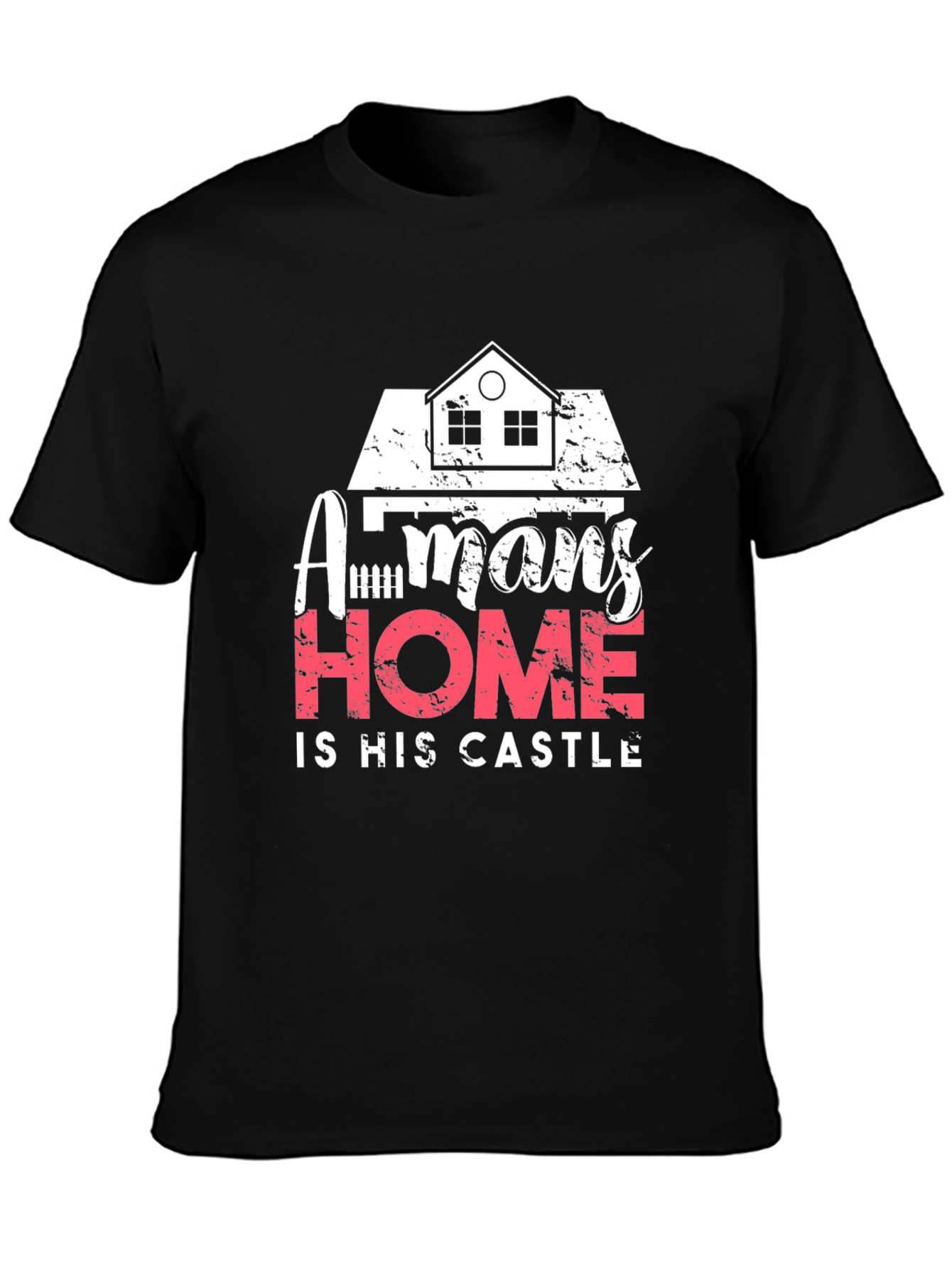 Black Man's Home is His Castle Graphic T-Shirt view 3