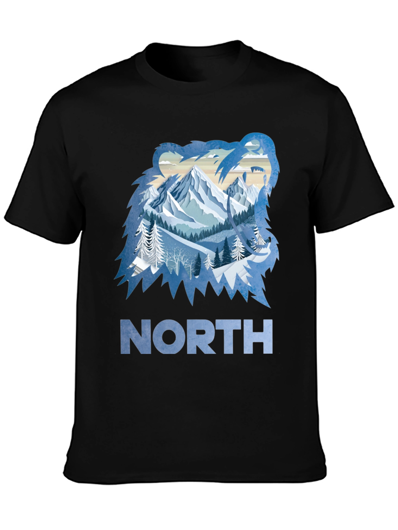 Black North Bear Graphic Tee view 3