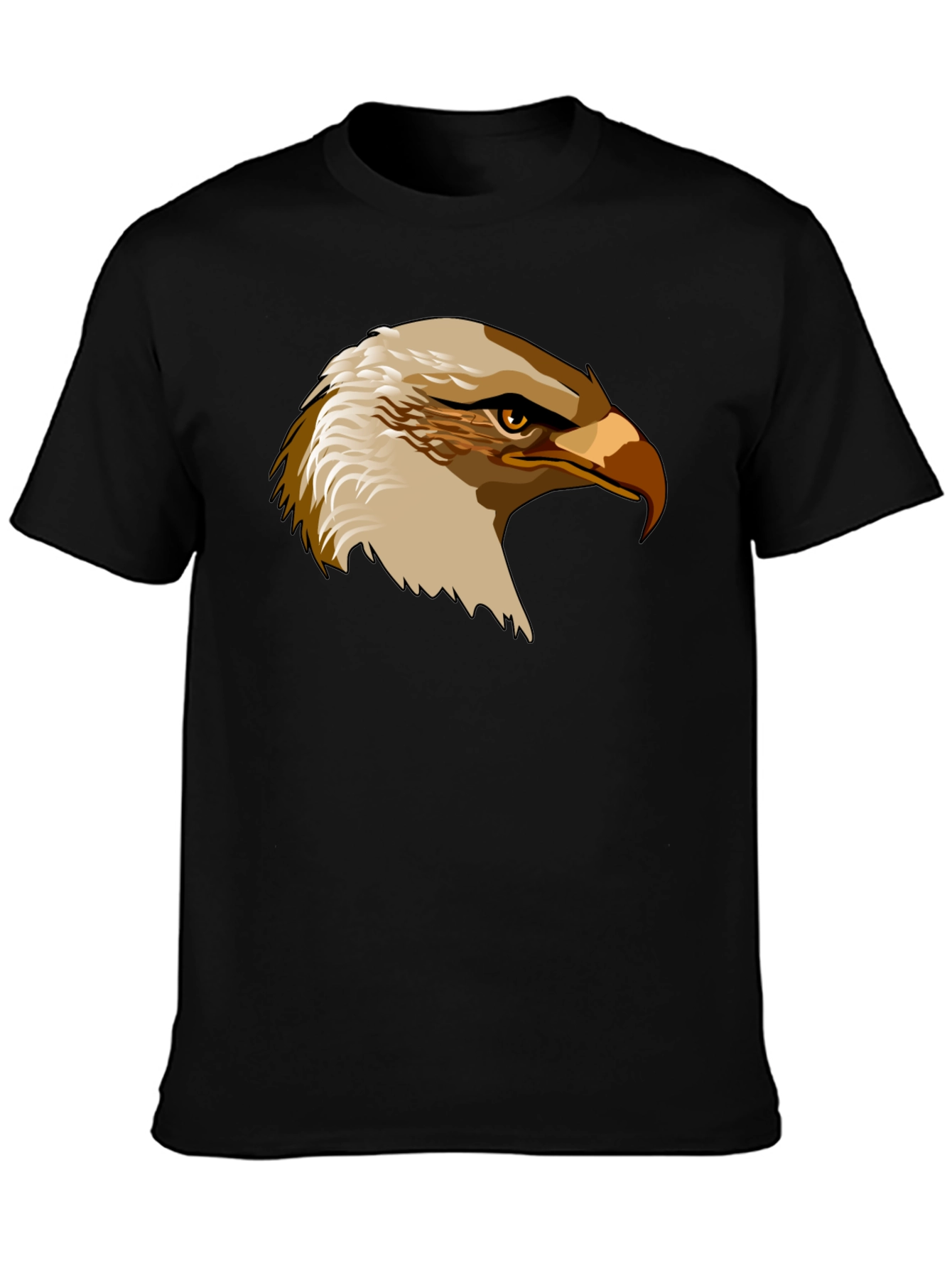 Black Eagle Graphic Black T-Shirt view 3