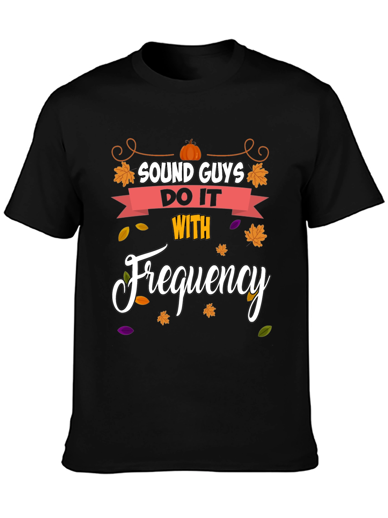 Black Sound Guys Frequency T-Shirt view 3
