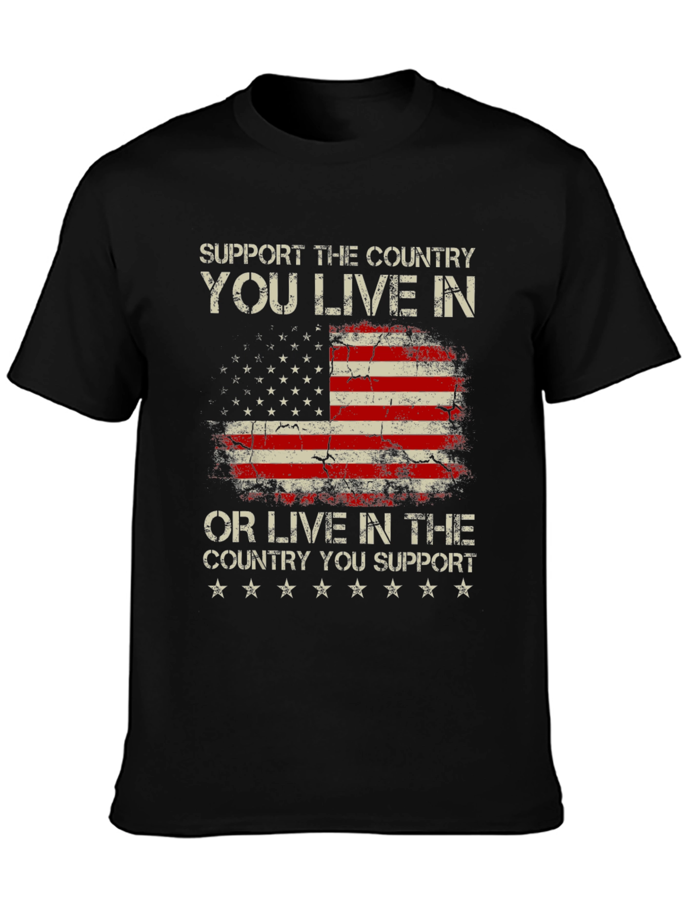 Patriotic USA Flag T-Shirt - Support Your Country - 3