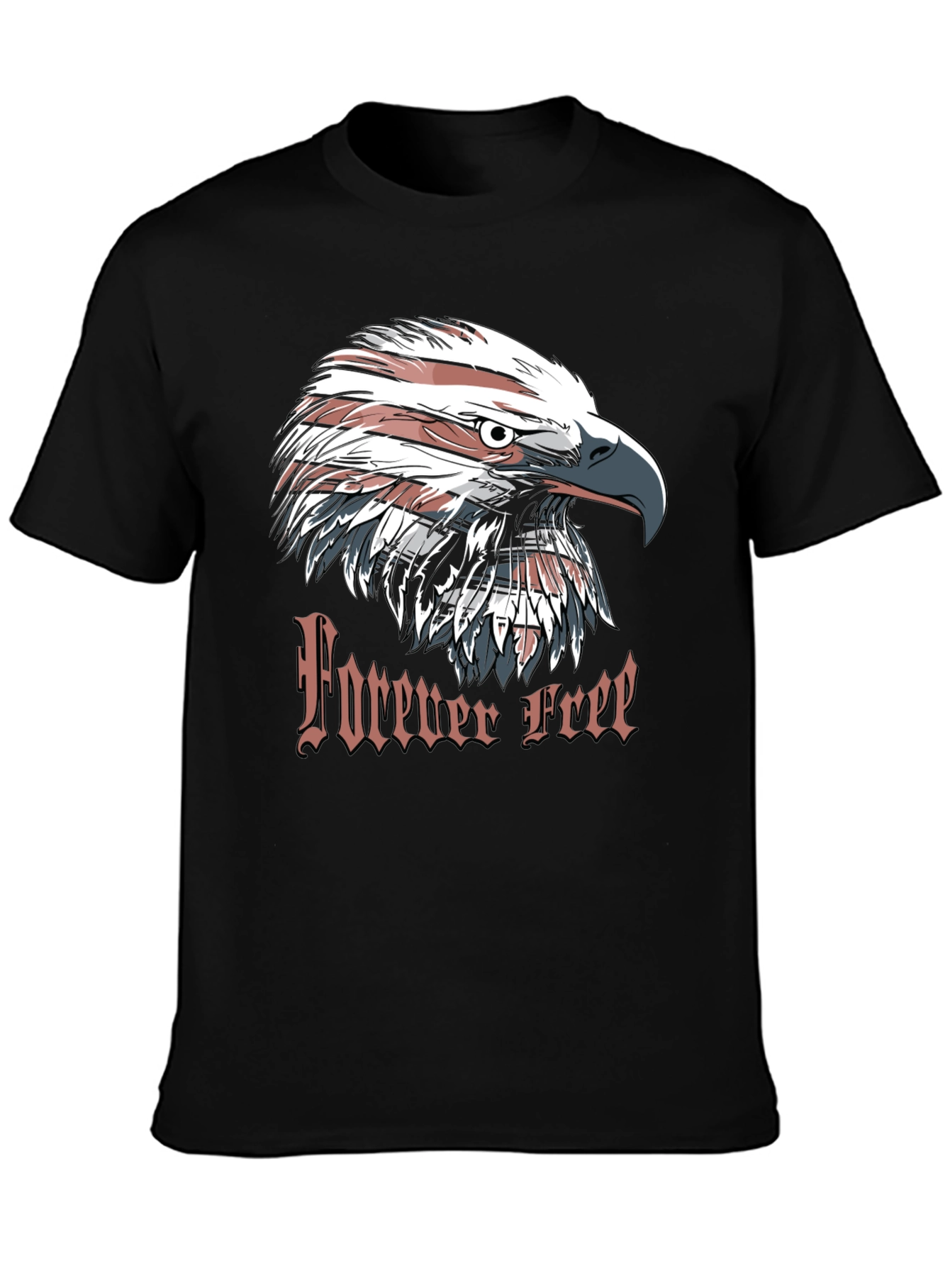 Forever Free Eagle Graphic T-Shirt - 3