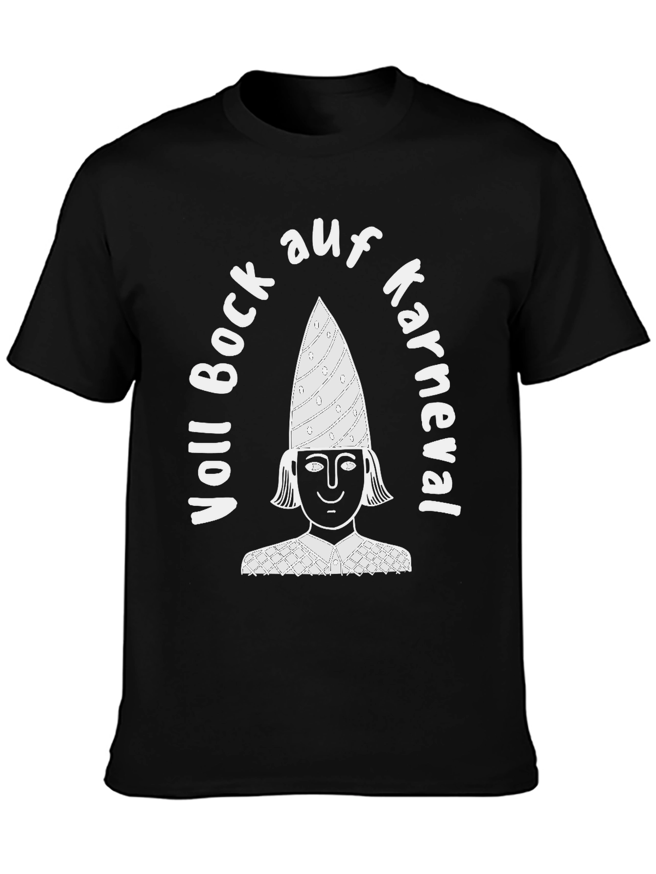 Black Voll Bock auf Karneval Black T-Shirt view 3