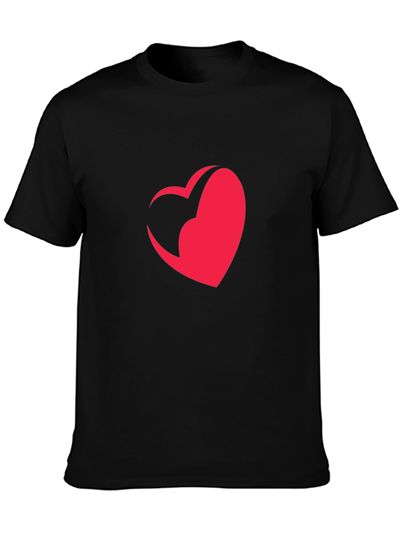 Black Heart Graphic Tee - Modern Style view 3