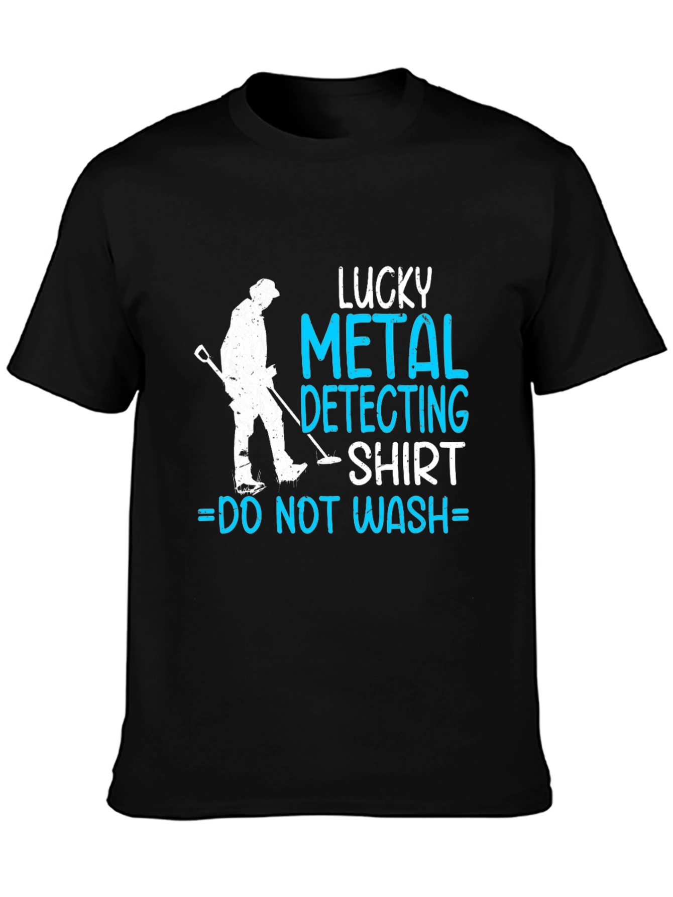 Black Lucky Metal Detecting Shirt view 3
