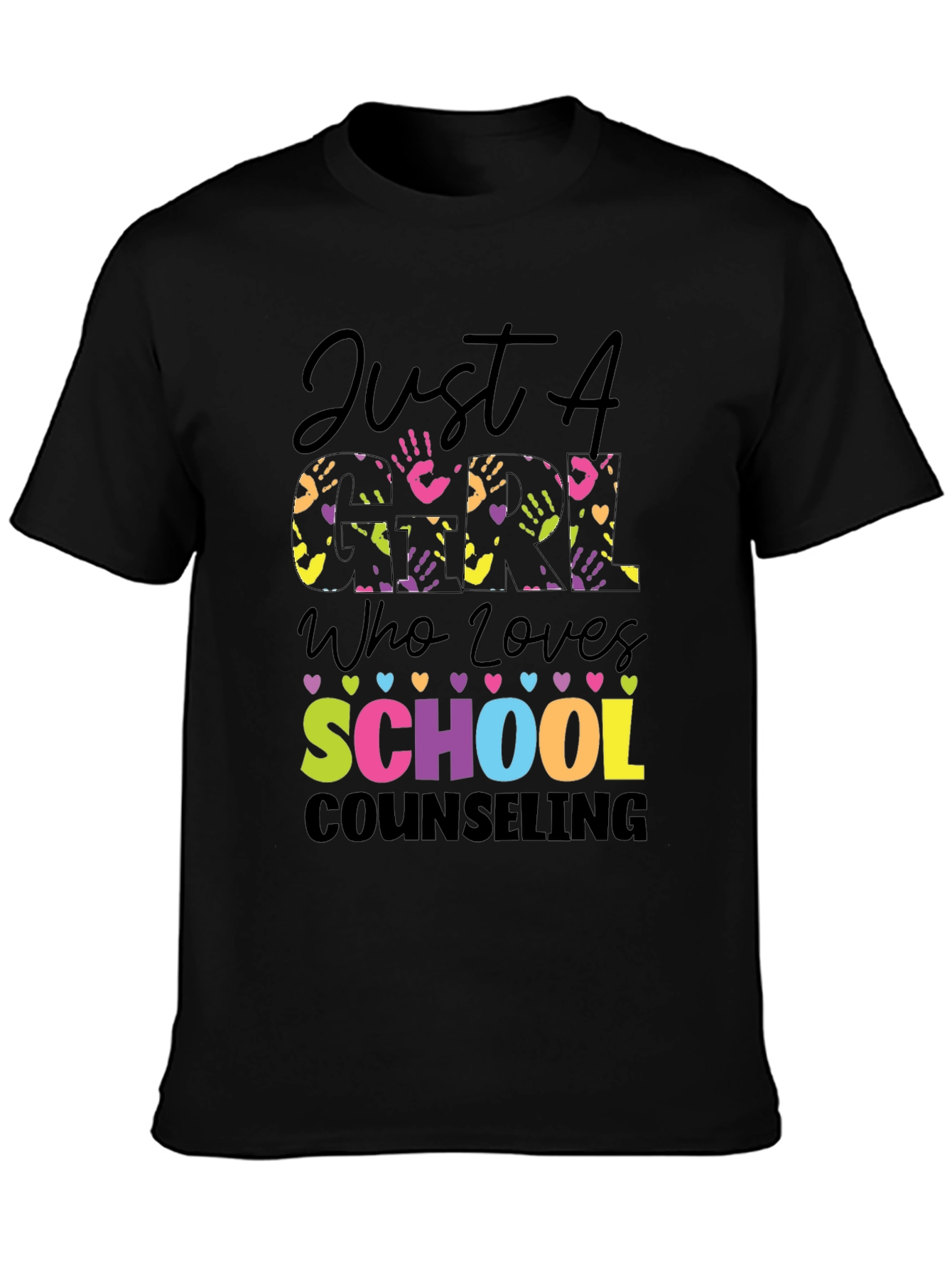 Just A Girl Who Loves School Counseling T-Shirt - 3