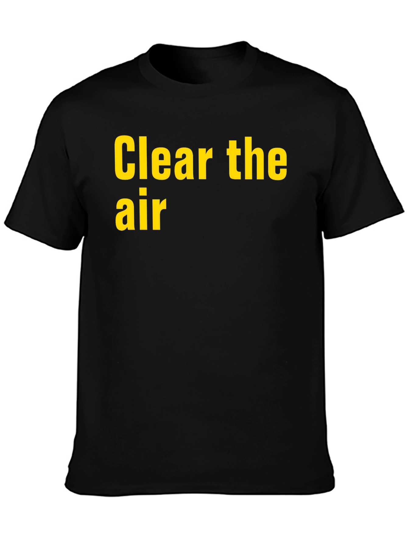 Black Clear The Air Black T-Shirt view 3
