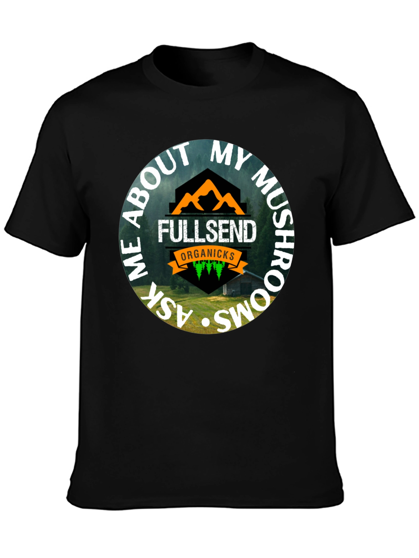 Fullsend Organicks Mushroom T-Shirt - 3