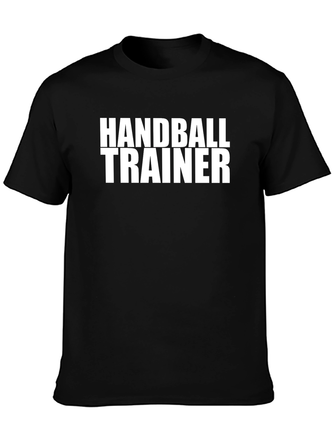 Black Handball Trainer Graphic Tee view 3