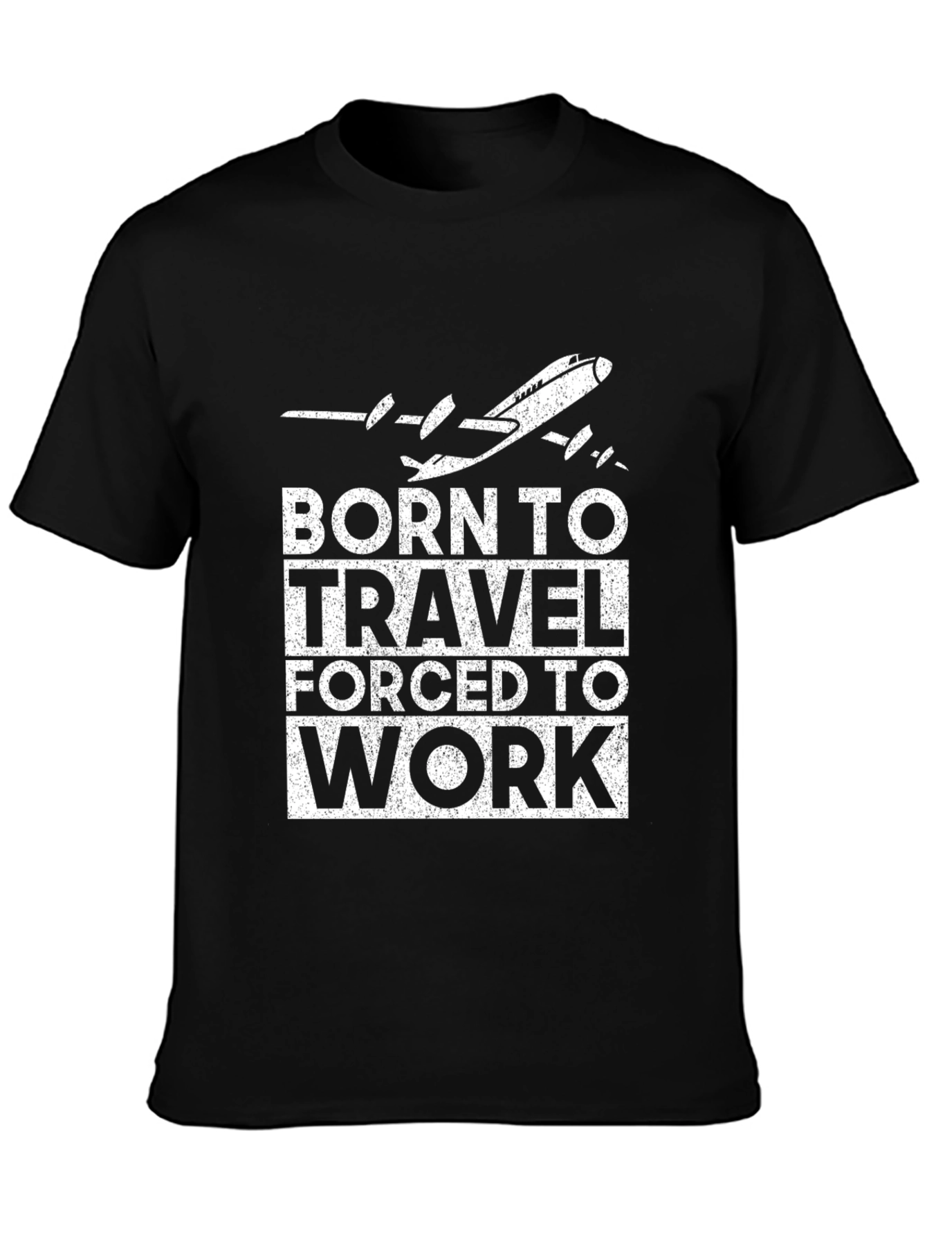 Born to Travel T-Shirt: Airplane Graphic Tee - 3