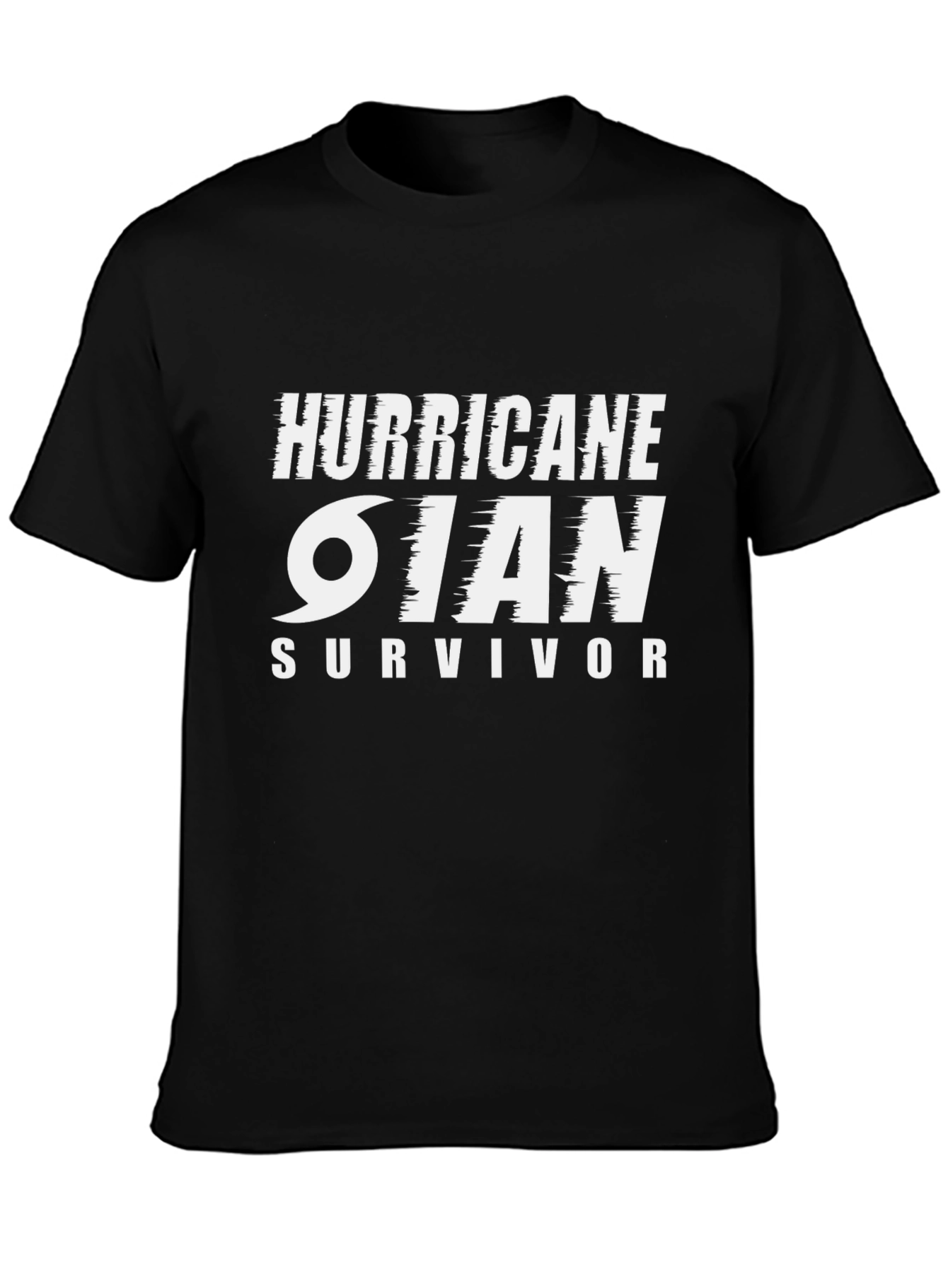 Hurricane Ian Survivor Black T-Shirt - 3