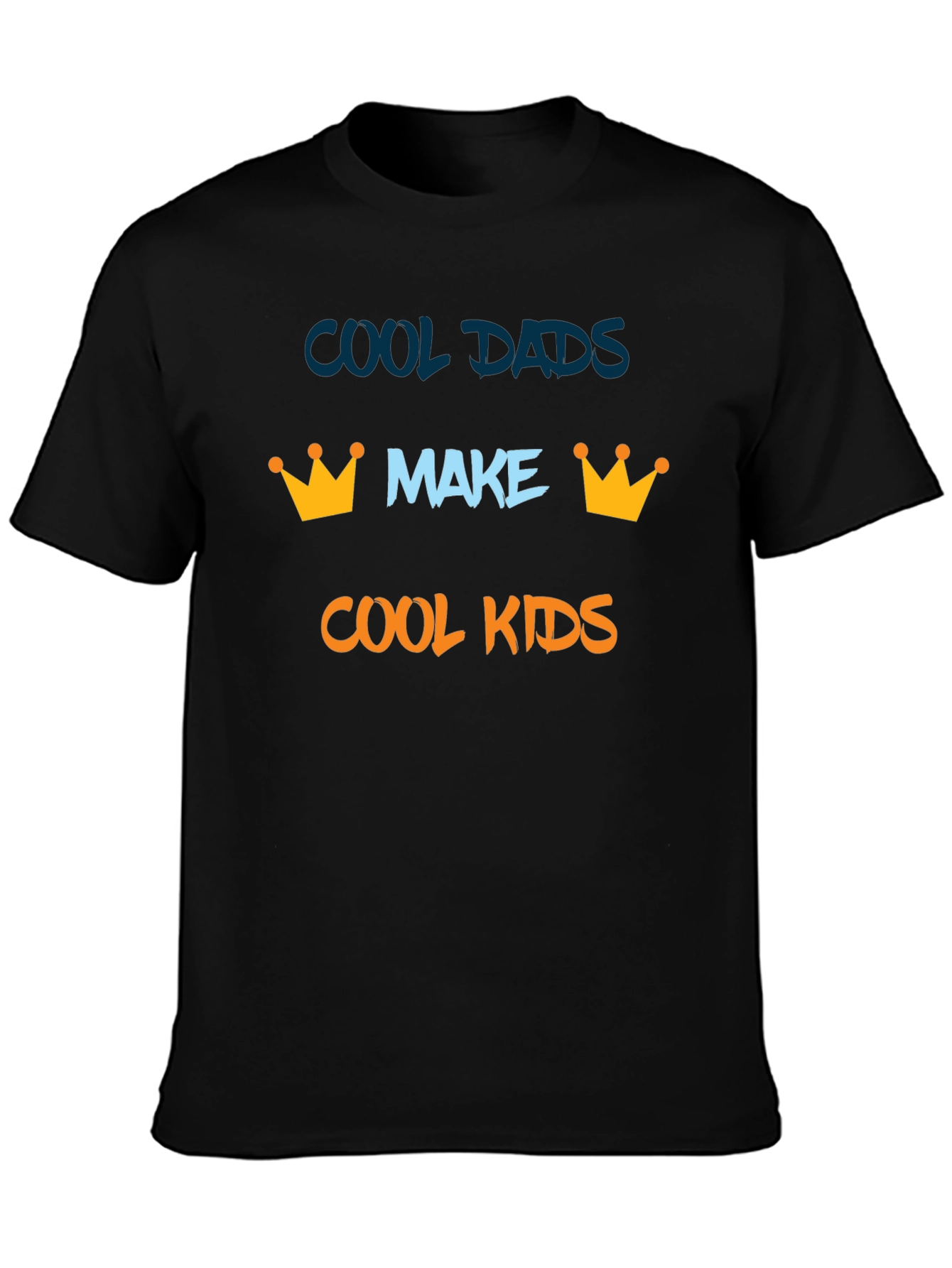 Black Cool Dads Make Cool Kids Graphic Tee view 3
