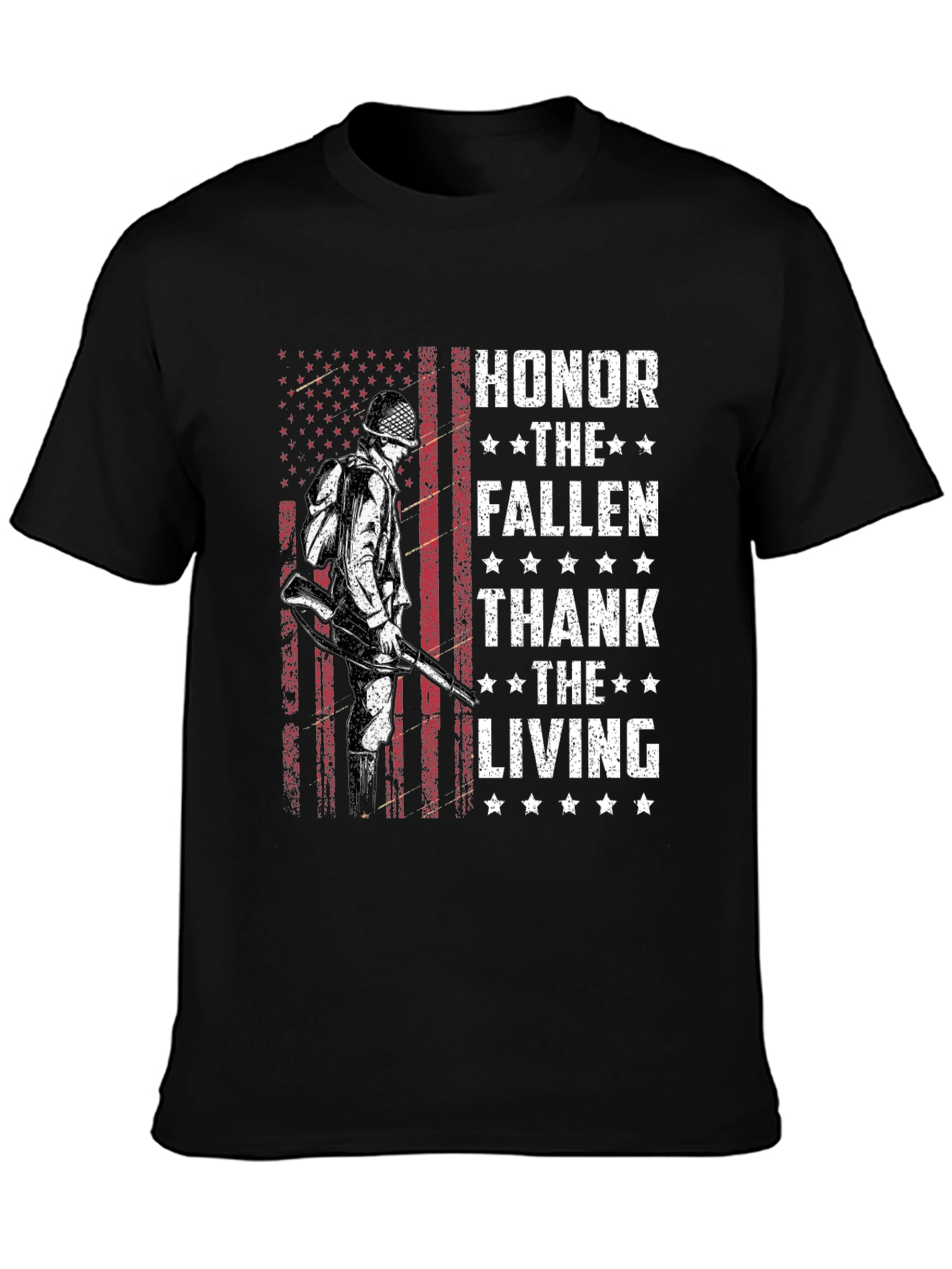 Honor the Fallen Thank the Living Graphic T-Shirt - 3