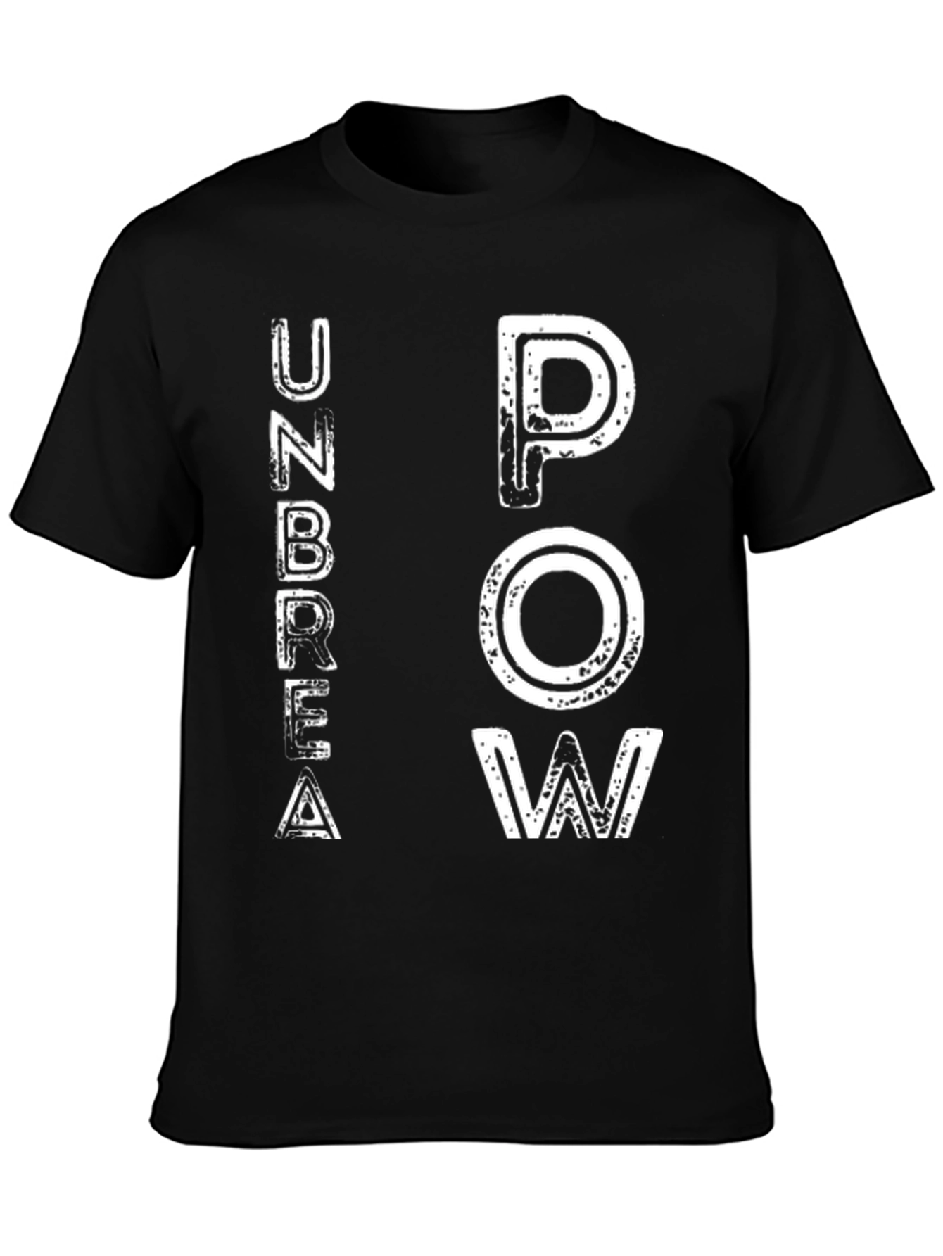 Black UNBREAK POW Graphic T-Shirt view 3