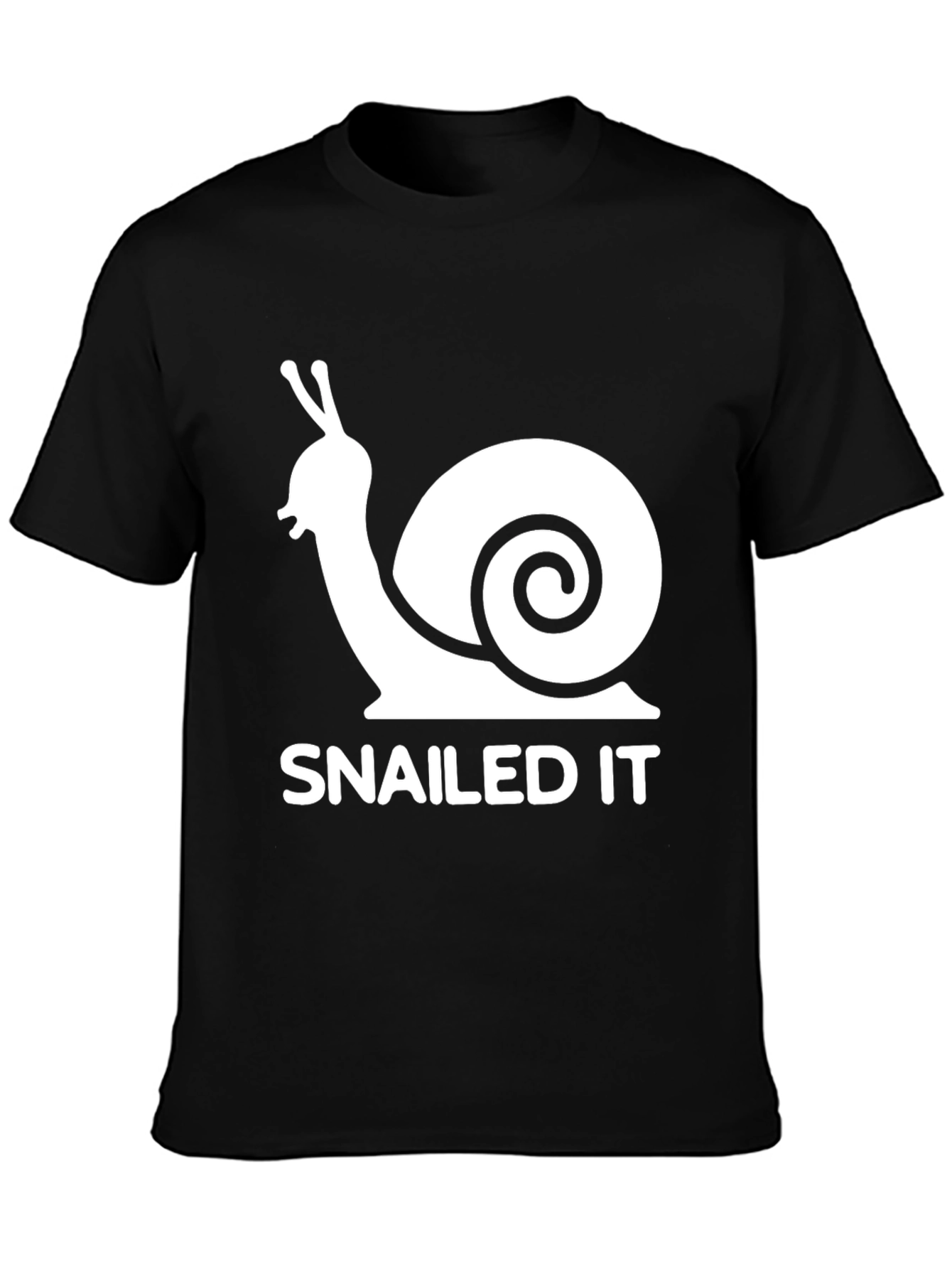 Black Snailed It Graphic T-Shirt - Black view 3