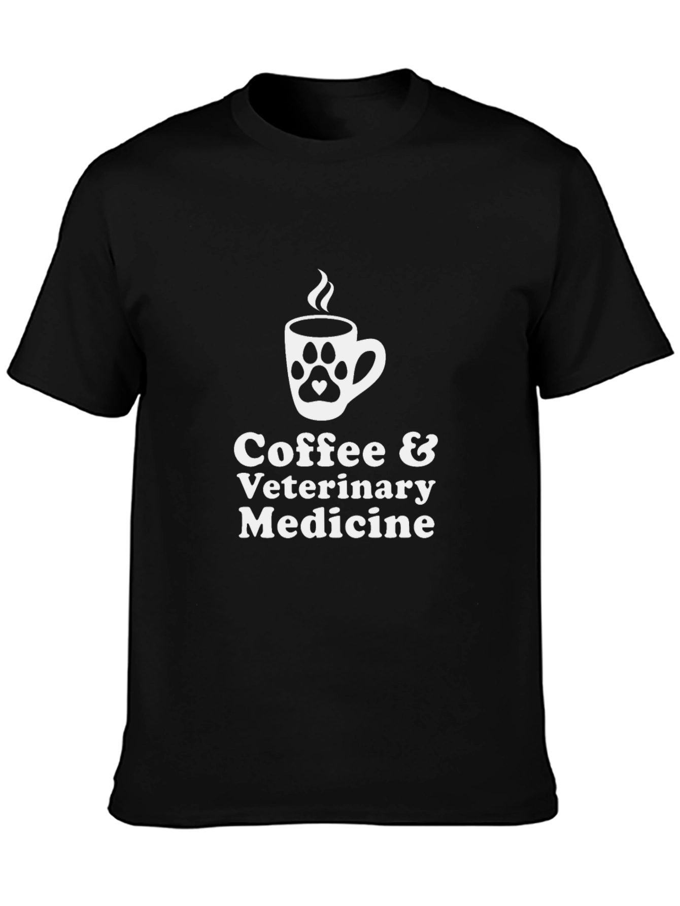 Coffee & Veterinary Medicine T-Shirt - Pet Lover Tee - 3