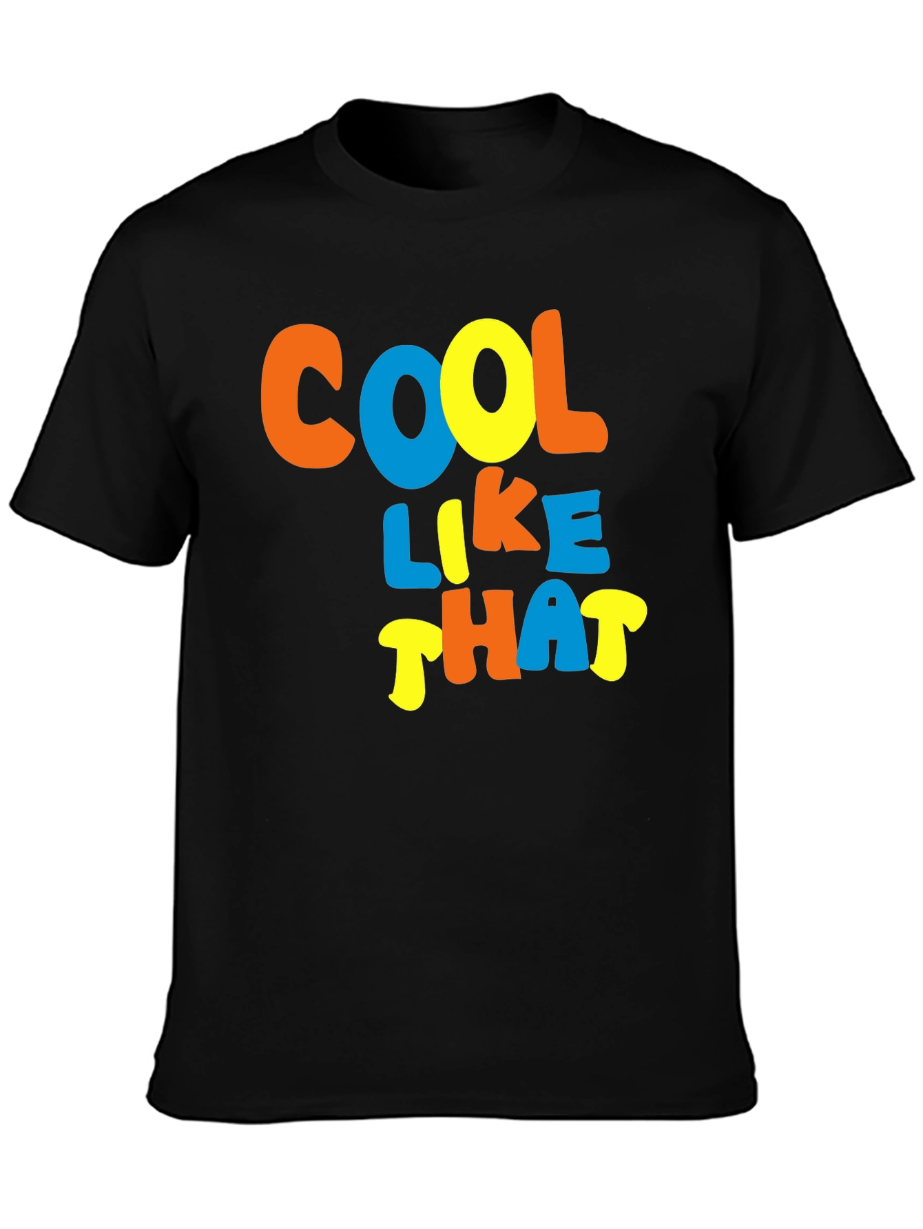 Black Cool Like That Graphic T-Shirt - Bold Statement Tee view 3