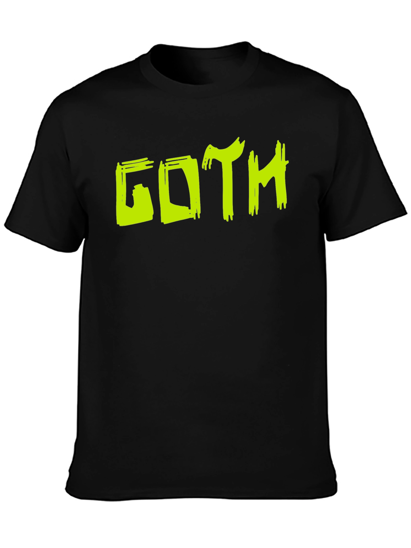 Black Goth Graphic Tee - Edgy Style view 3