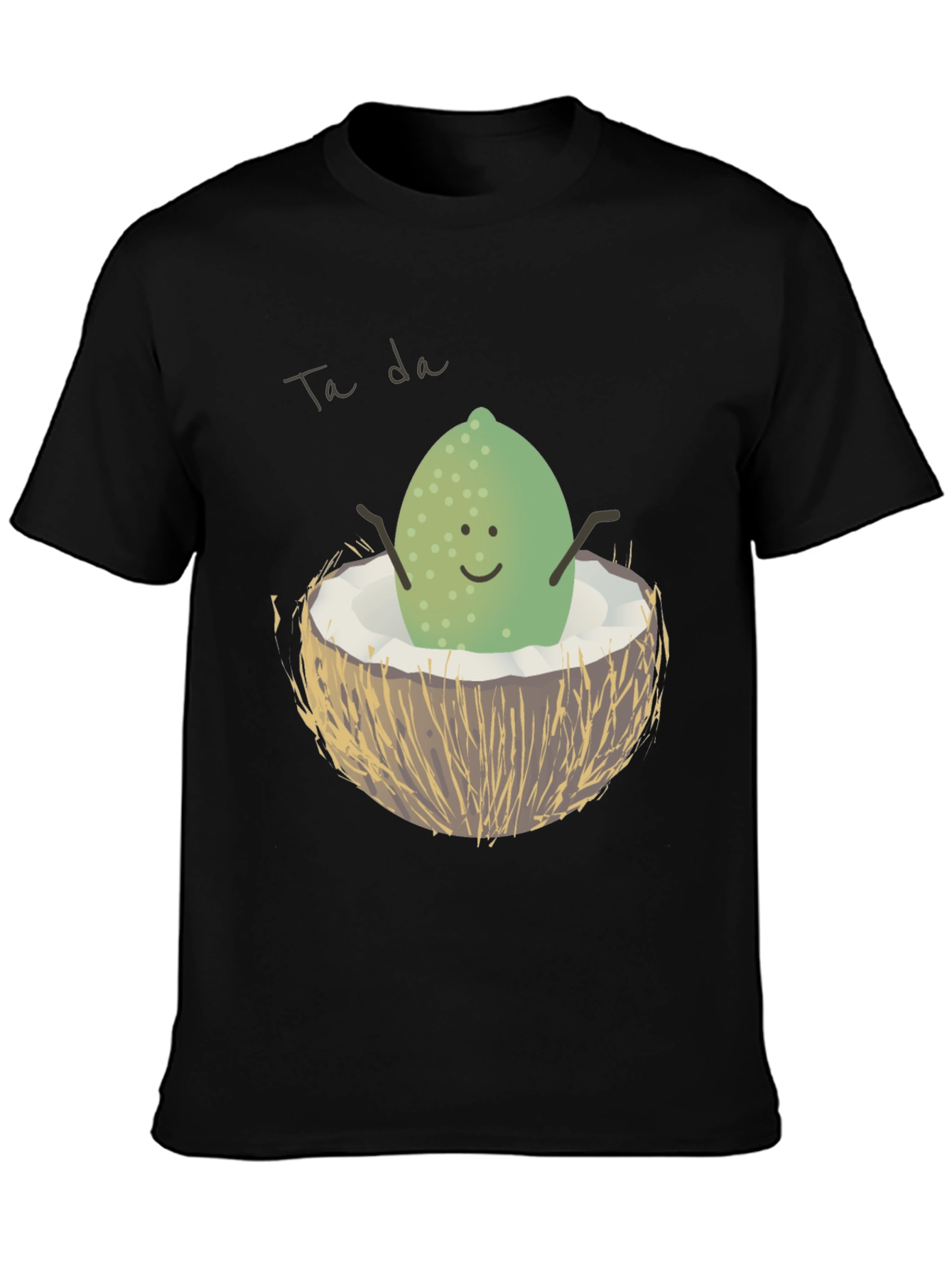 Black Ta Da! Lime in Coconut Graphic Tee view 3