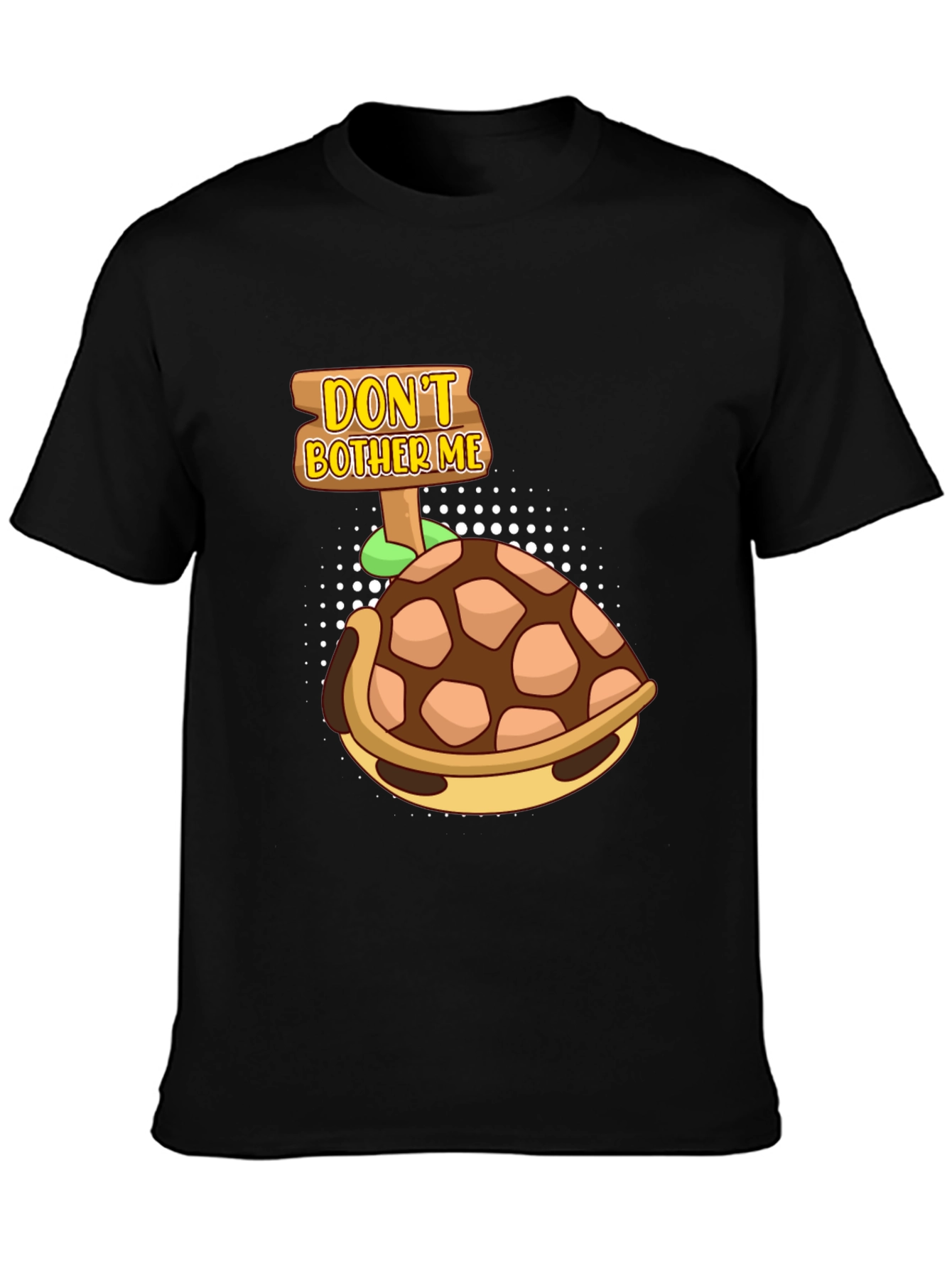 Black Don't Bother Me Turtle T-Shirt view 3
