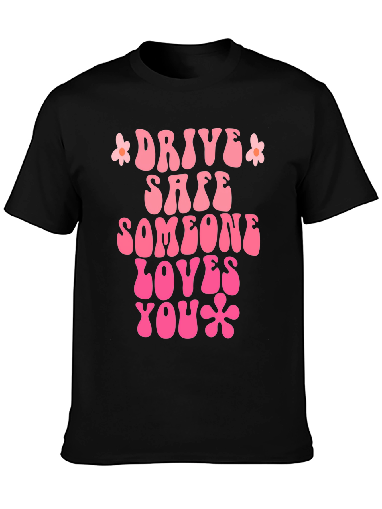 Black Drive Safe Graphic Tee - Retro Style view 3