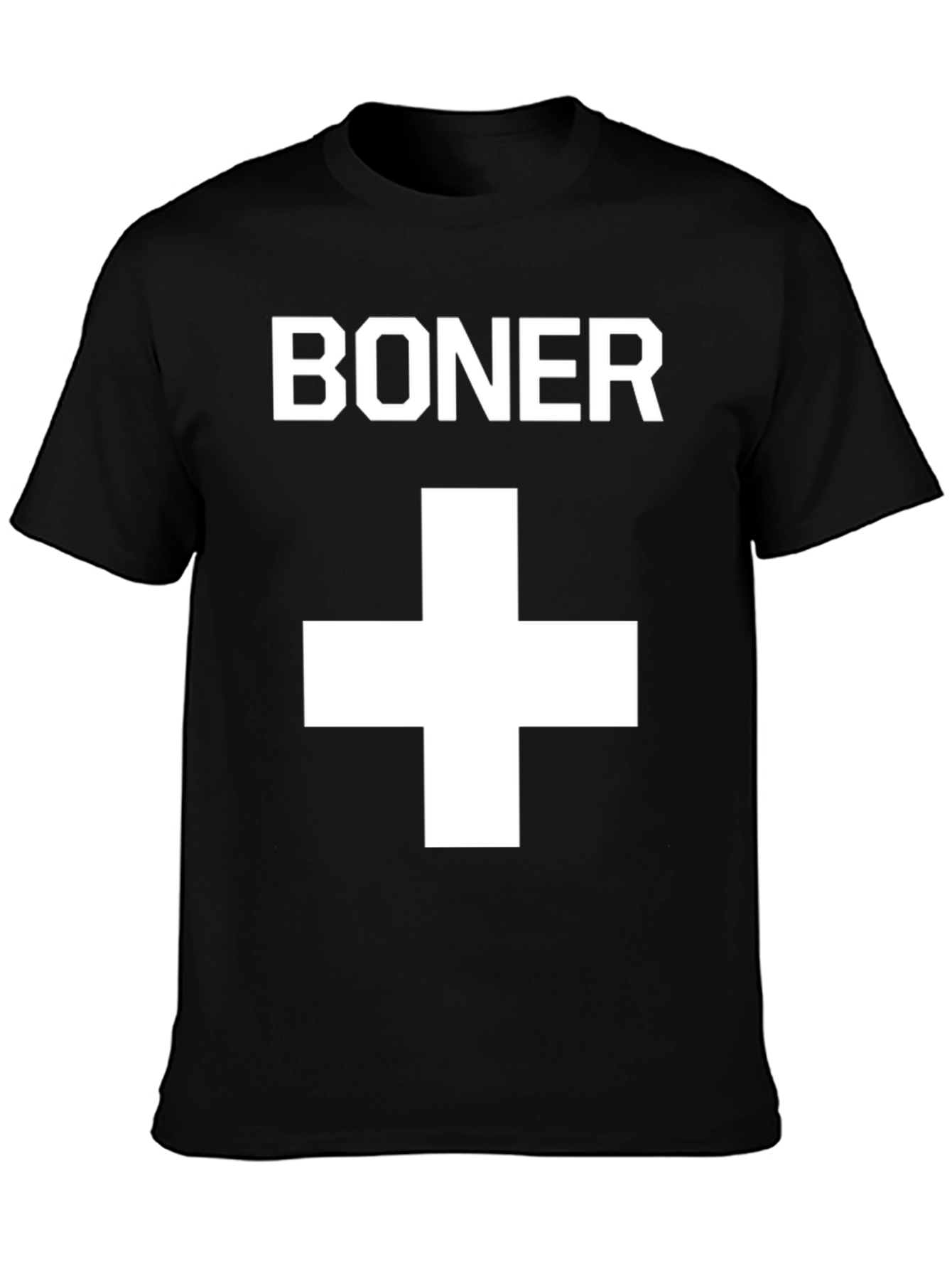 Black Boner + T-Shirt - Bold Graphic Tee view 3