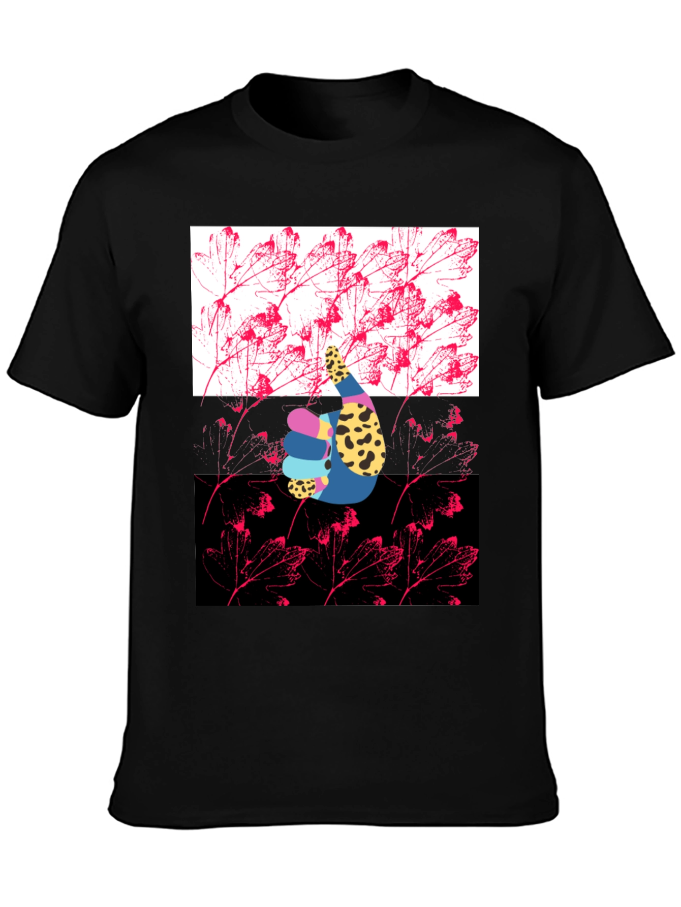 Thumbs Up Black Graphic Tee - 3