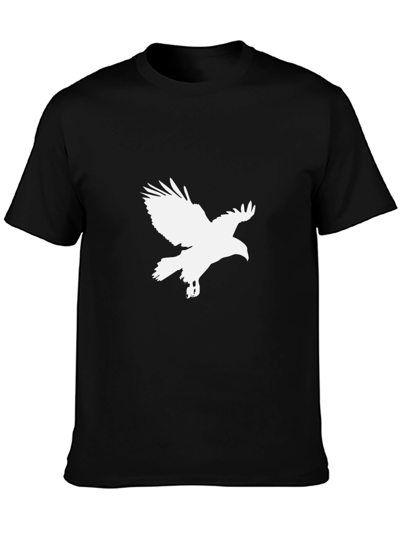 Black Eagle Graphic Black T-Shirt view 3