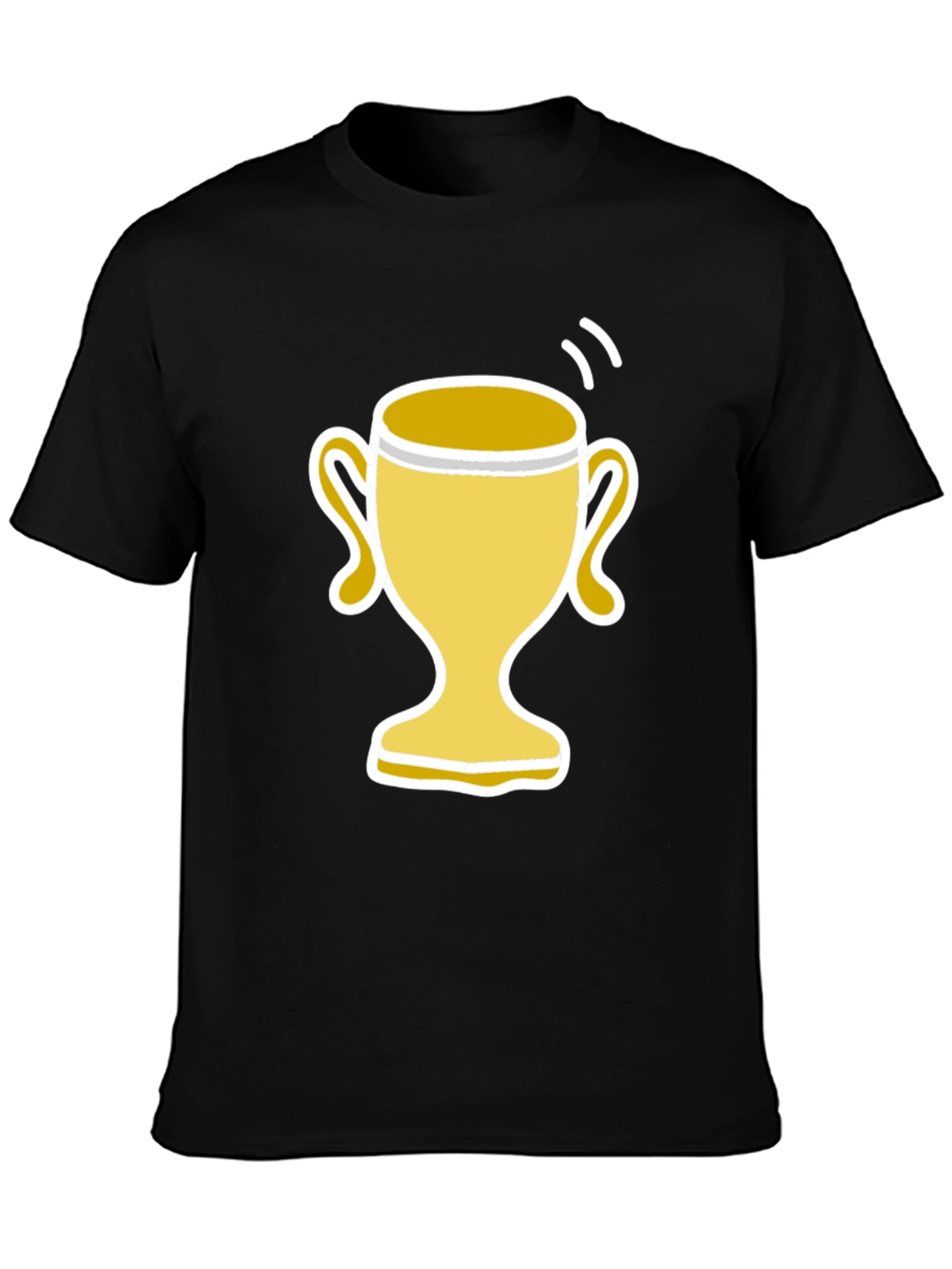 Black Trophy Graphic Black Tee - Winner's Choice! view 3