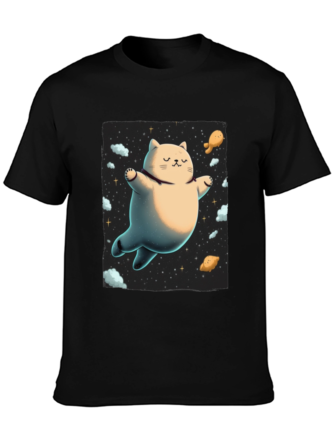 Cosmic Cat T-Shirt - Space Kitten Tee - 3