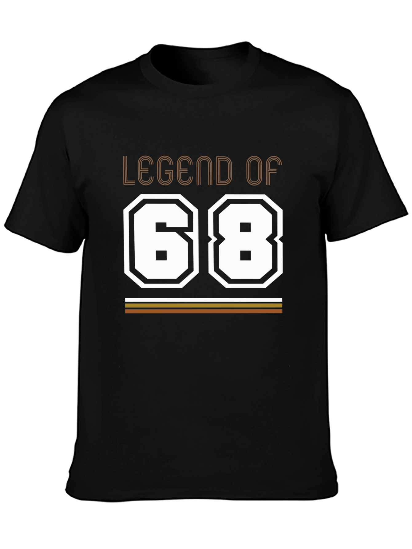 Black Legend of 68 T-Shirt - Retro Style view 3